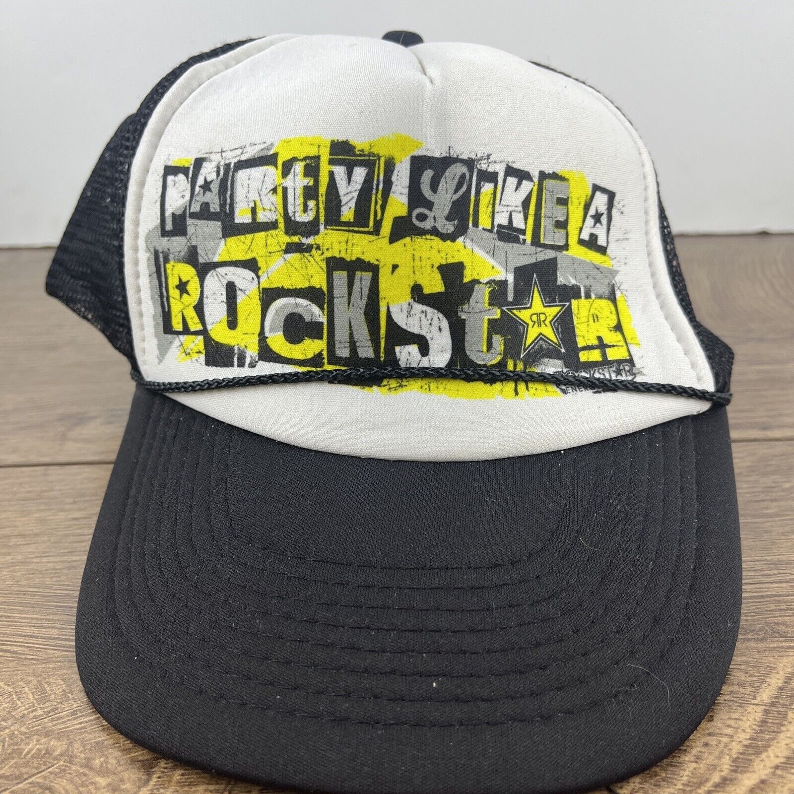 Other Rockstar Hat Party Like a Rockstar Black Hat Adjustable Adul Size ONE SIZE - 5 Thumbnail