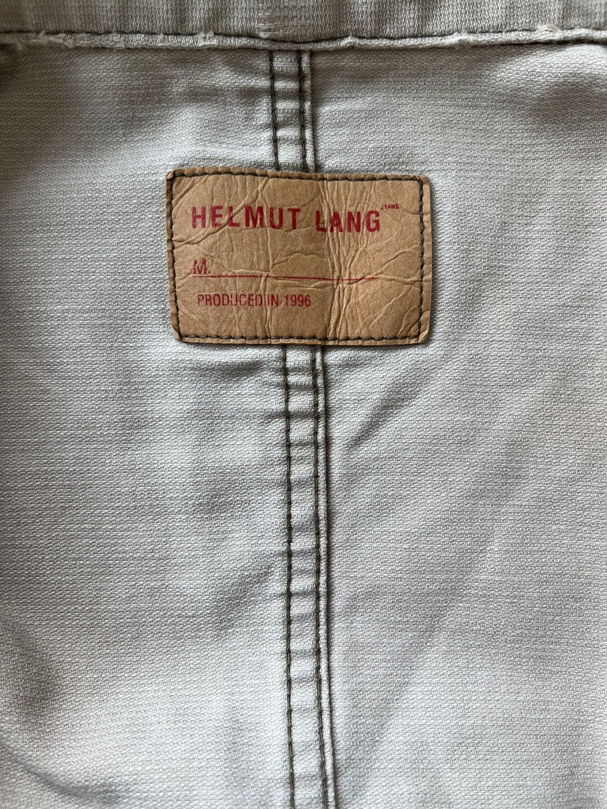Helmut Lang Helmut Lang 1996 beige denim Size US S / EU 44-46 / 1 - 9 Thumbnail