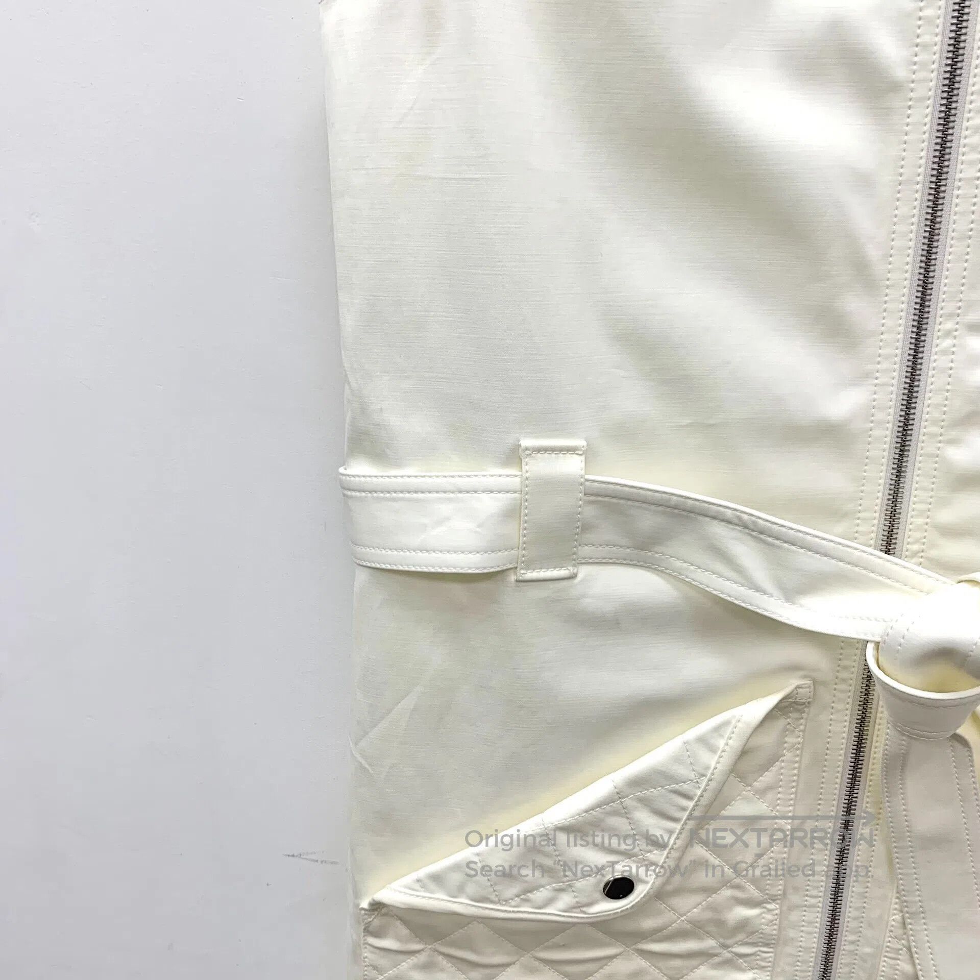 Hermes Hermes White cotton spaghetti strap sleeveless dress| Size S / US 4 / IT 40 - 4 Thumbnail