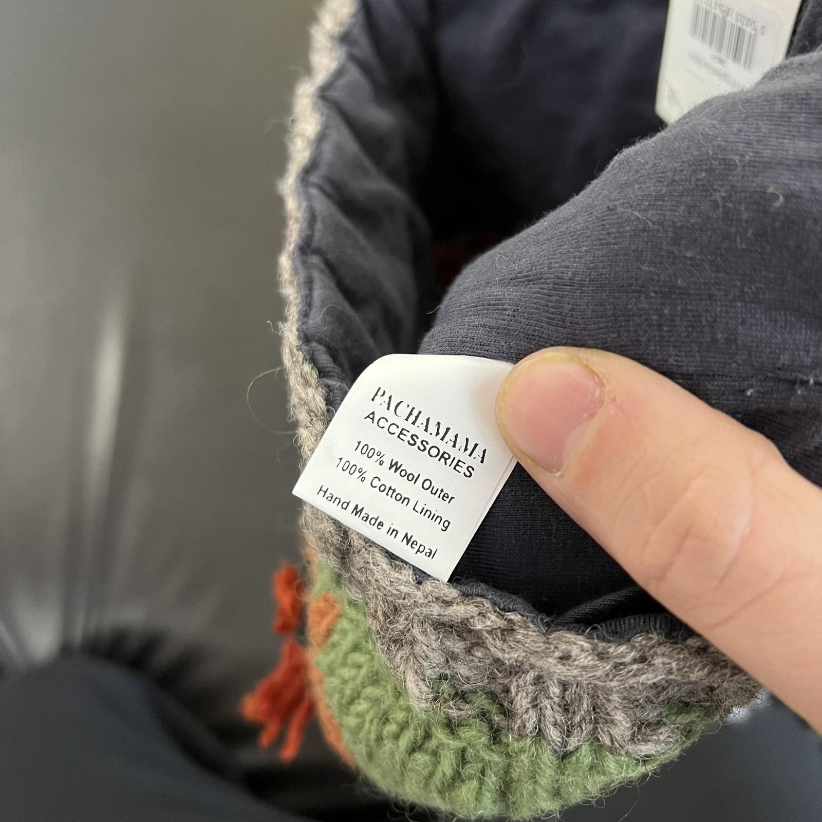 Handmade × Japanese Brand Rare Pachamama Handmade Wool Beanie Size ONE SIZE - 5 Thumbnail