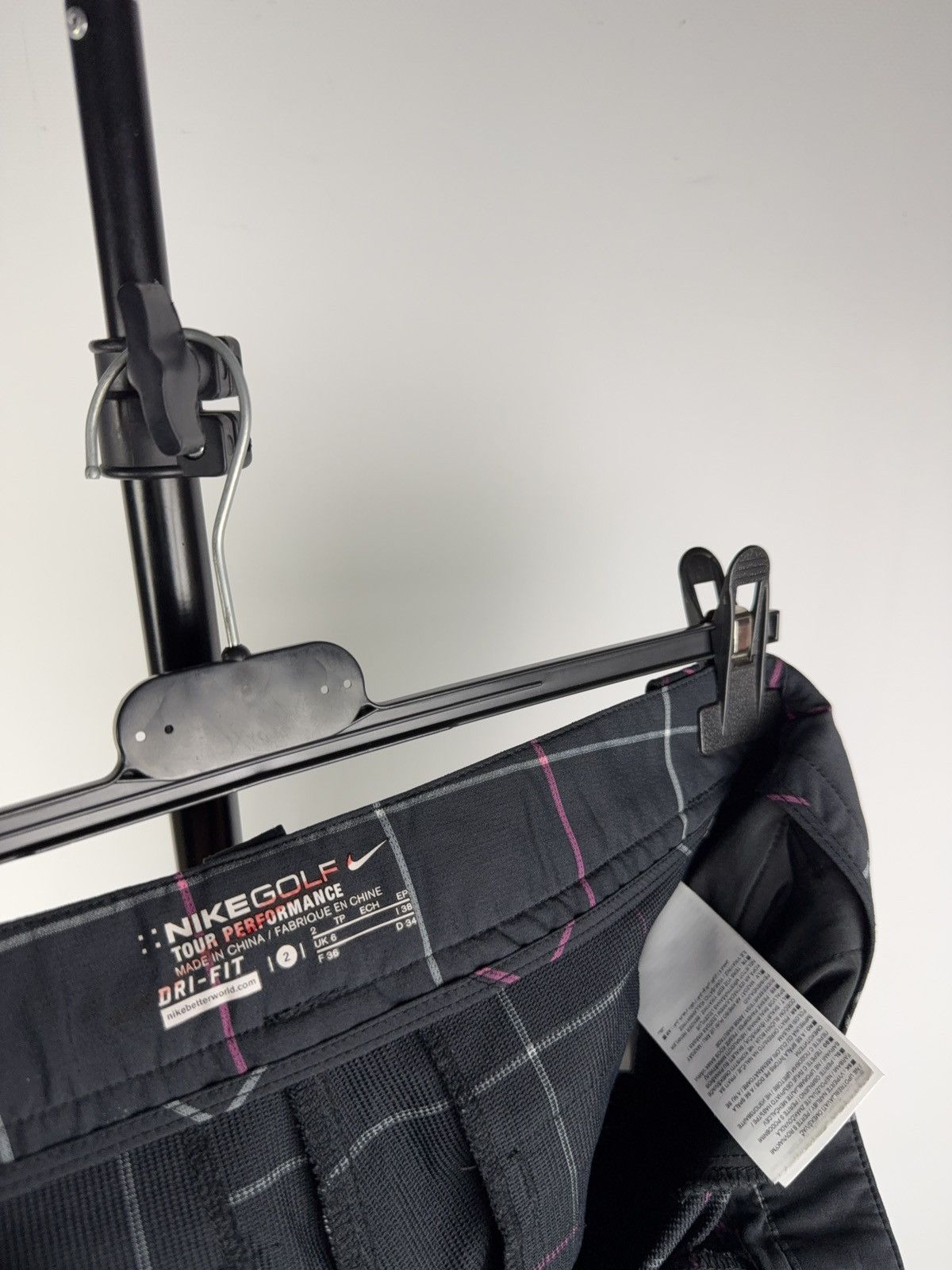 Nike Nike Golf Dri-Fit Checkered Performance Pants Uk6 F36 D34 Size 26" / US 2 / IT 38 - 10 Thumbnail