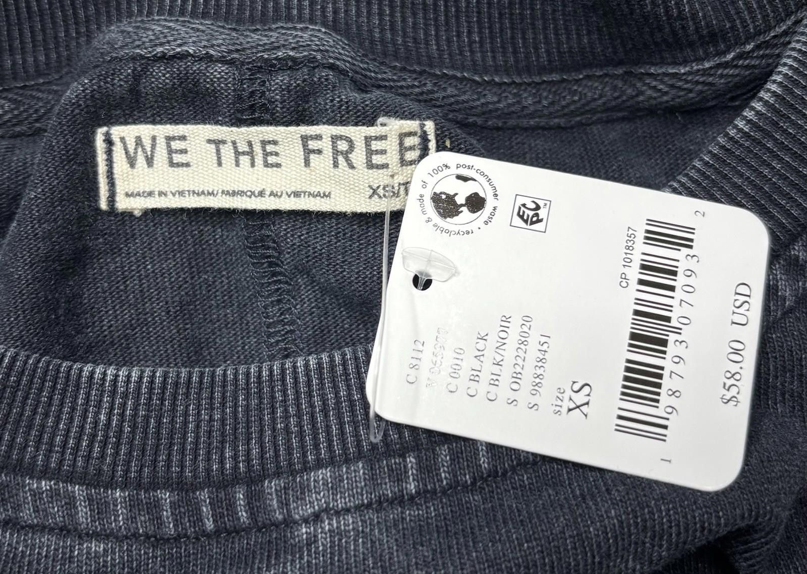 Other Free People We The Free Tank Top Womens XS Cotton Black $58 Size XS / US 0-2 / IT 36-38 - 2 Thumbnail