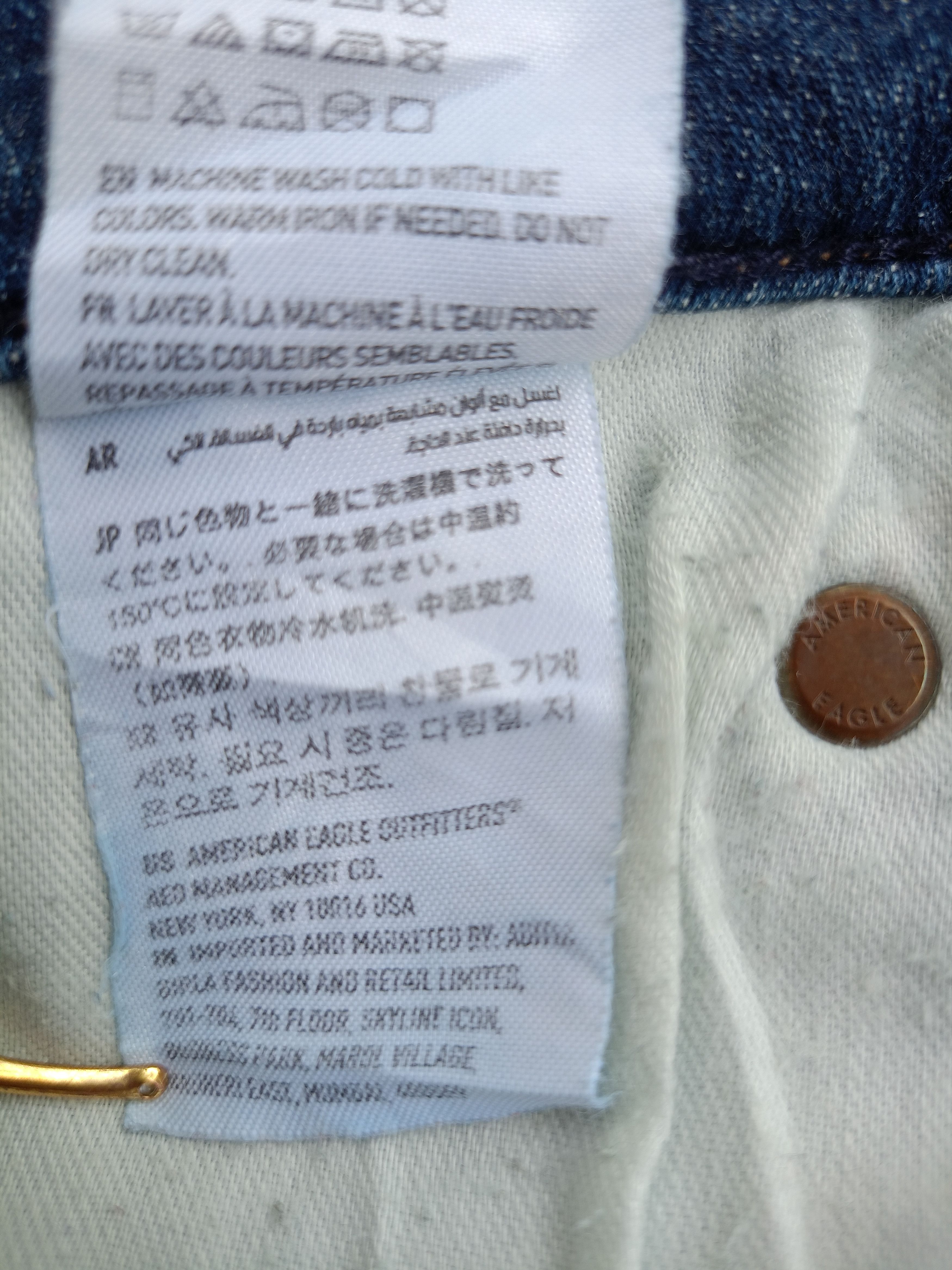 American Eagle Outfitters × Vintage AMERICAN EAGLE Slim Fit Streetwear Vintage Denim Size US 30 / EU 46 - 16 Thumbnail