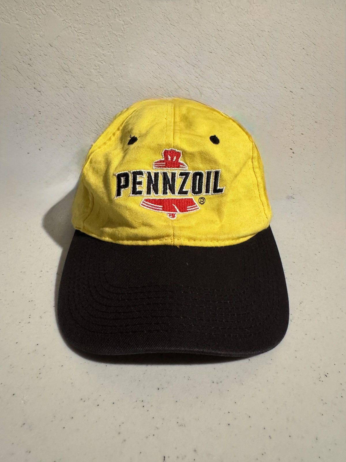 Other Pennzoil yellow and black snapback hat Size ONE SIZE - 1 Thumbnail