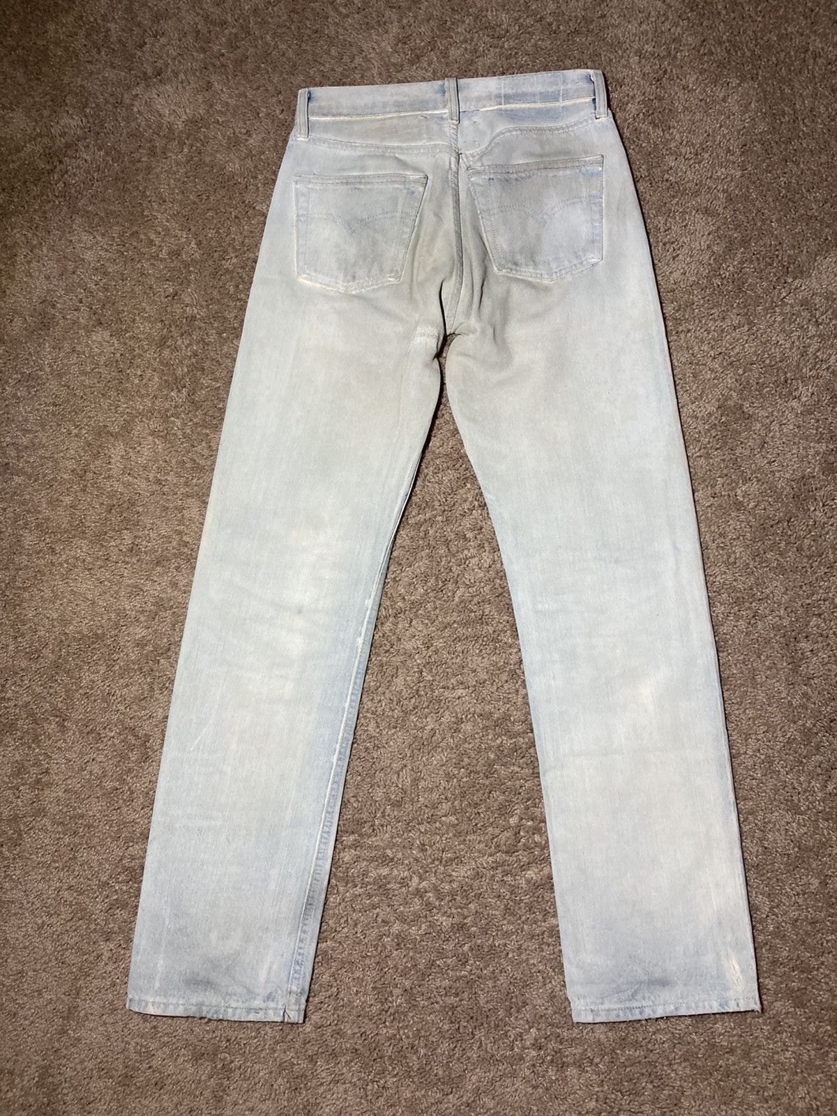 Maison Margiela SS03 Maison Margiela Artisanal Painted Denim Jean White 0 10 Size US 28 / EU 44 - 12 Thumbnail