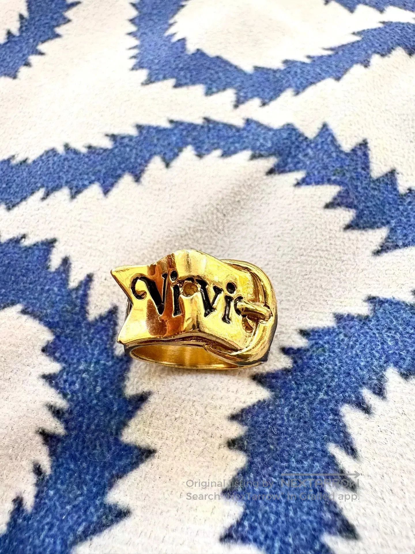 Vivienne Westwood vintage vivienne westwood gold buckle ring. Size ONE SIZE - 1 Thumbnail