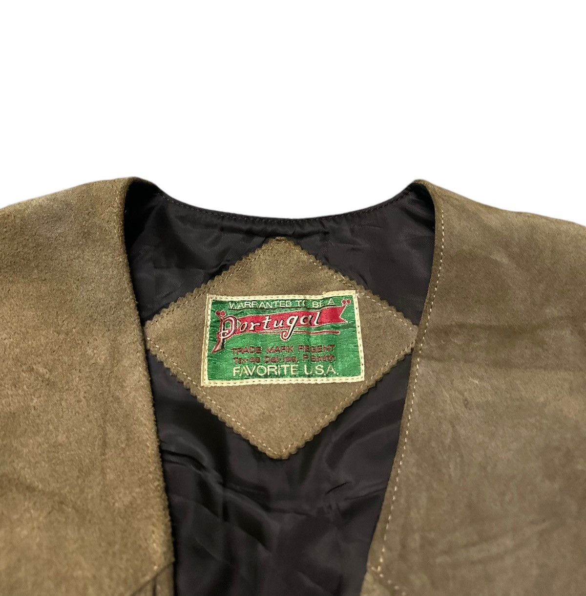 Vintage Portugal cowboy leather vest Size US M / EU 48-50 / 2 - 2 Thumbnail