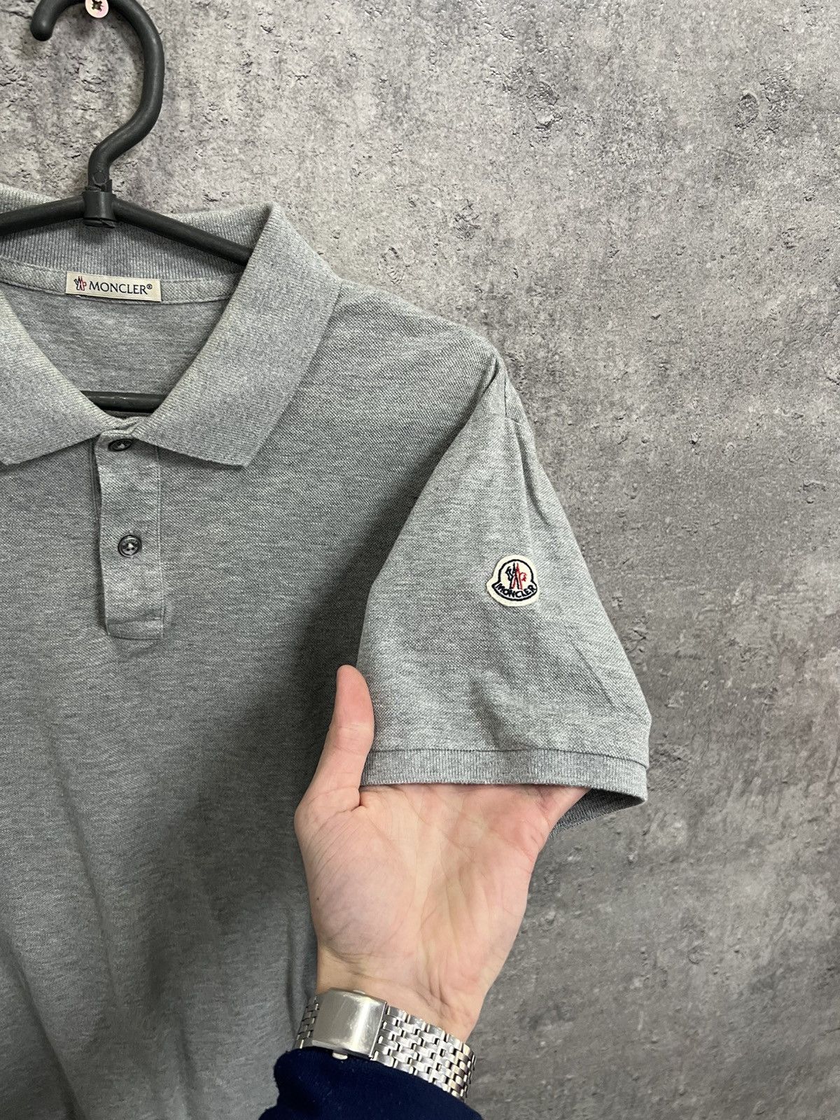 Moncler Moncler Polo Tee Size XL Size US L / EU 52-54 / 3 - 2 Thumbnail