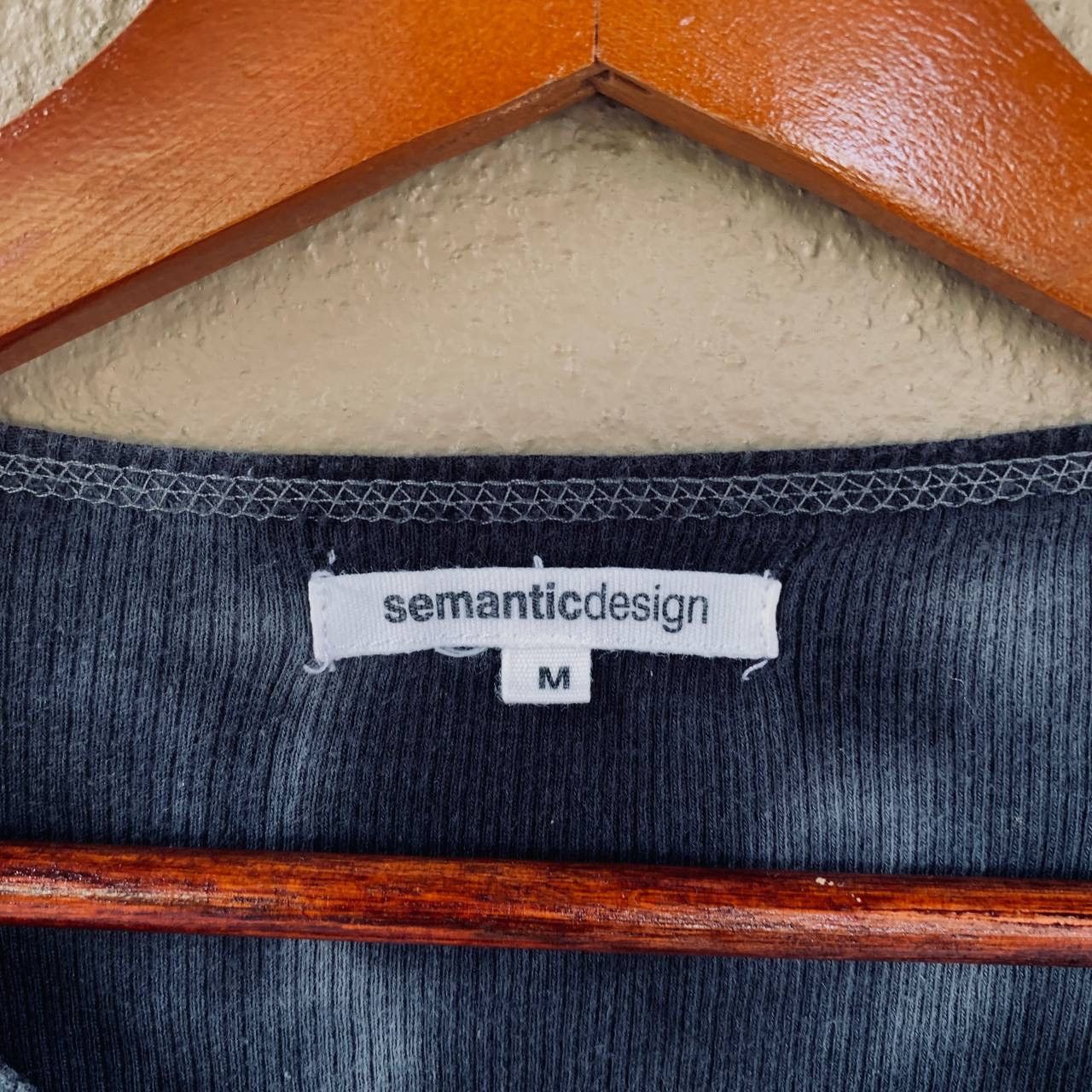 Seditionaries Rare Semanticdesign ‘Refusal’ Stone Wash V Neck Tees Size US S / EU 44-46 / 1 - 4 Thumbnail
