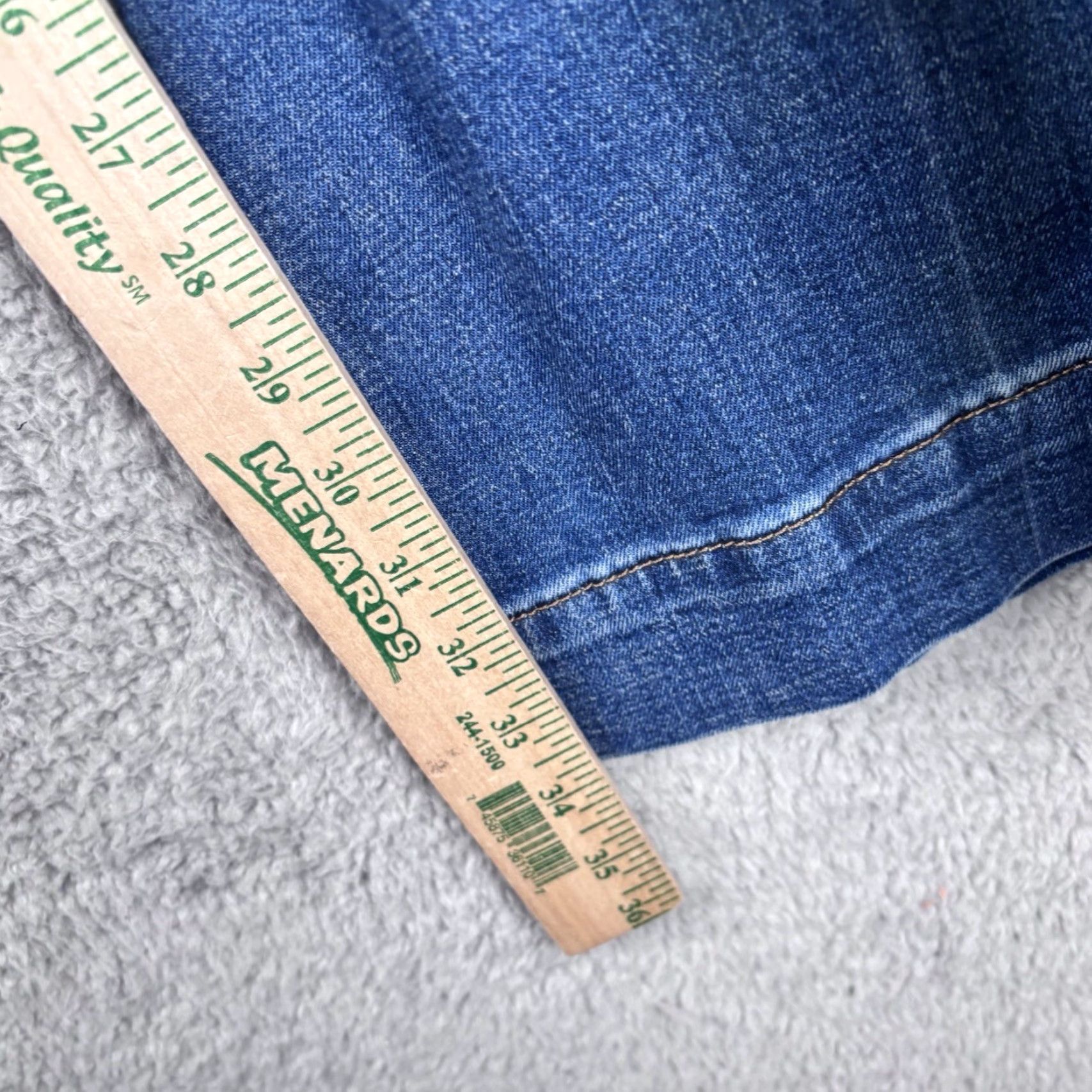 Wrangler Wrangler Retro High Rise Bailey Trouser Jean Women’s 32x34 Jeans Bootcut Denim Blue 5-Pocket Stretch Regular Midwest Retro Cowboy Theme Womens Size 24" / US 00 / IT 34 - 7 Thumbnail