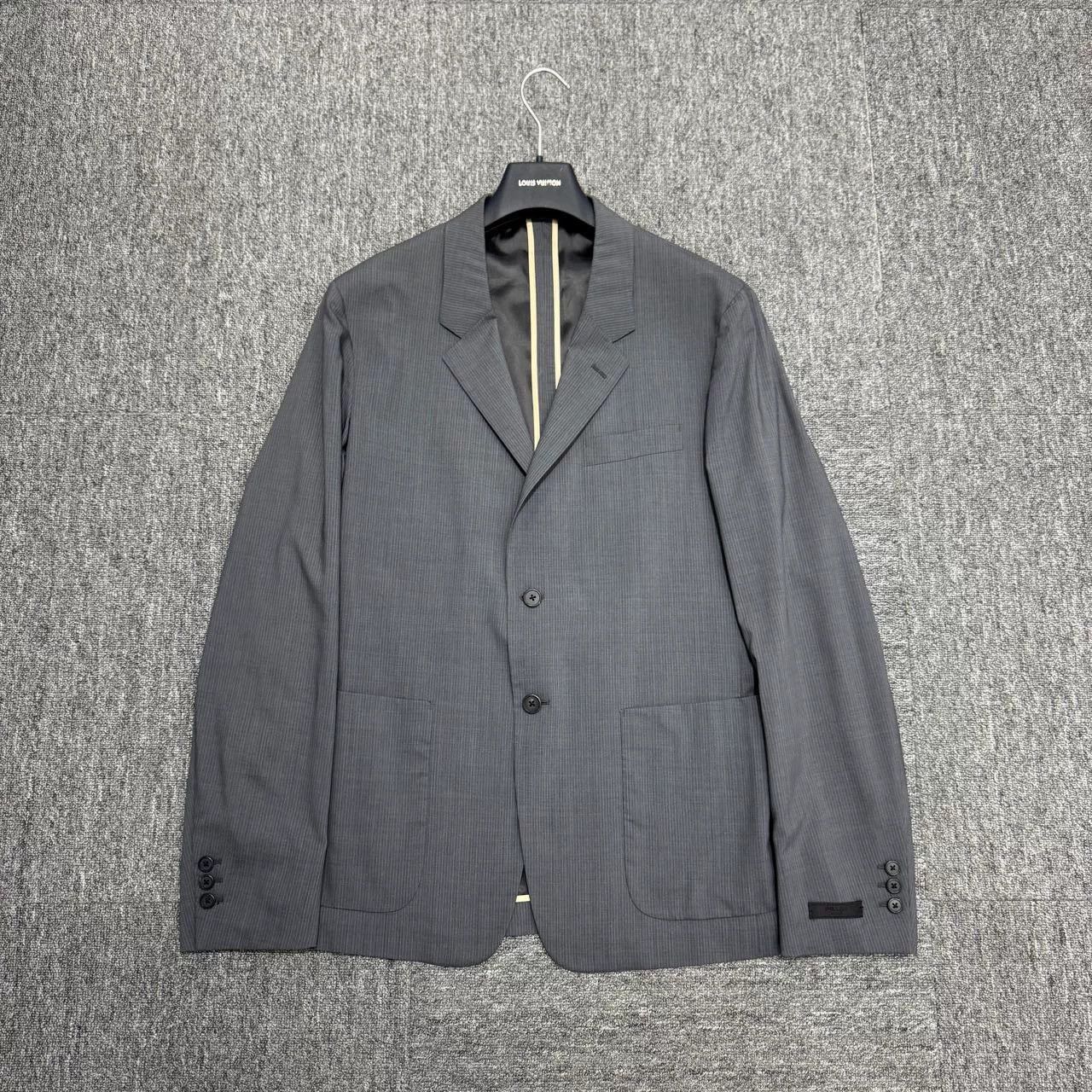 Prada gray striped suit by Prada. Size US L / EU 52-54 / 3 - 1 Thumbnail