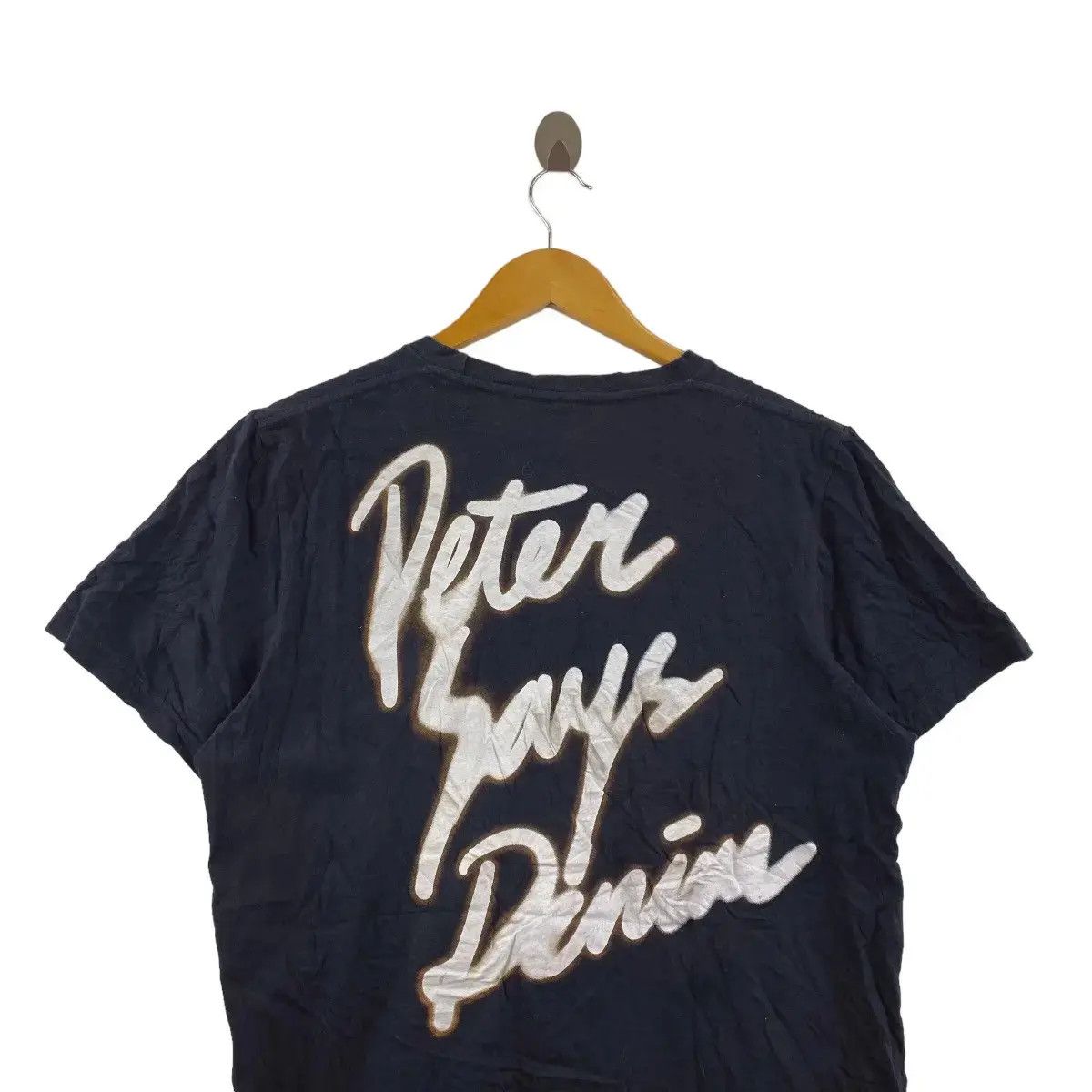 Vintage PETER SAYS DENIM Natural Dye Stock Logo Tee Shirt Top Size US S / EU 44-46 / 1 - 6 Thumbnail