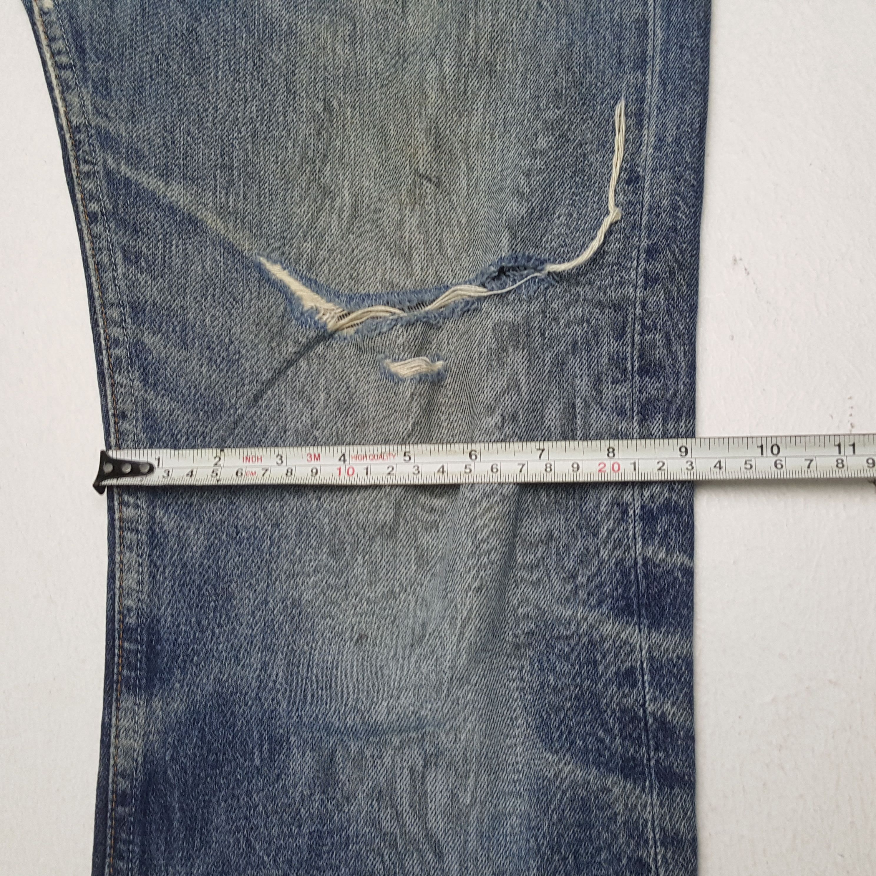Levi's × Vintage LEVI'S 501 Fashion Streetwear Style Distressed Jeans Size US 30 / EU 46 - 10 Thumbnail