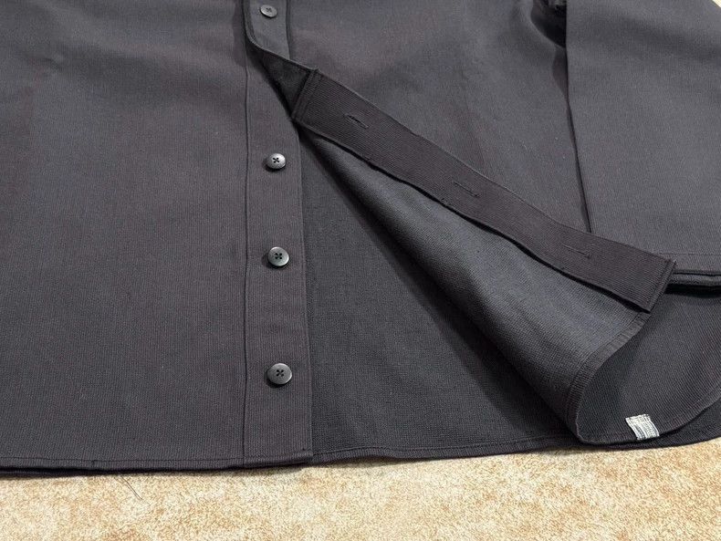 Visvim VisvimVisvim Dugout Shirt in Black Pique Fabric-2504 Size US M / EU 48-50 / 2 - 6 Thumbnail
