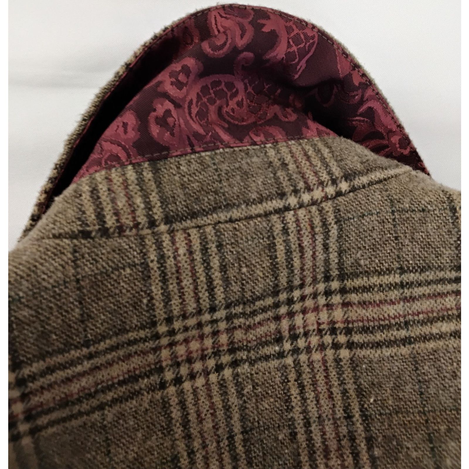 Other Sundance Duster Jacket Women's XS Brown Plaid Wool Blend Size XS / US 0-2 / IT 36-38 - 9 Thumbnail