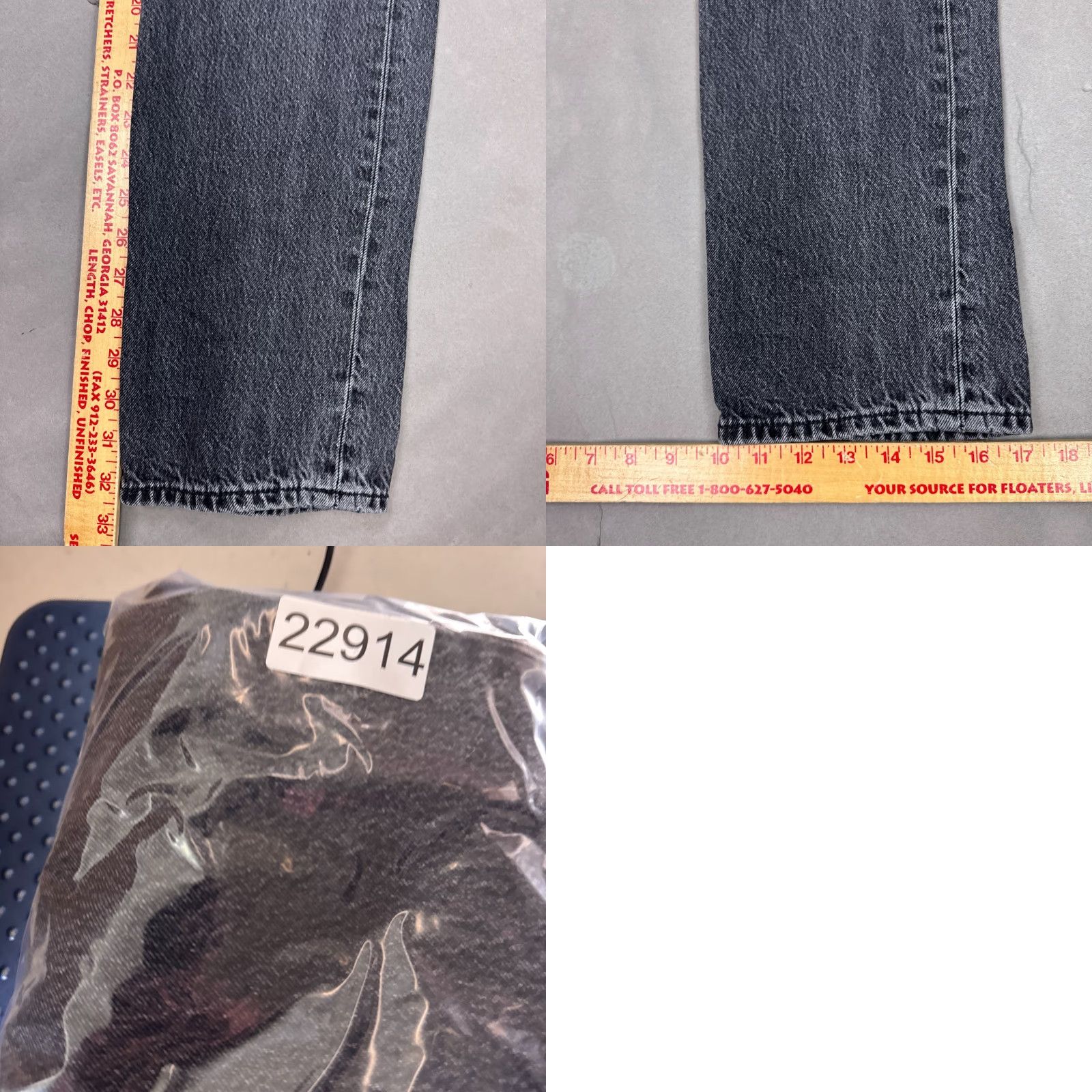 Levi's Levi's 501 Jeans Mens 32x32 Black Faded Pant Button Fly Big E Modern (Tag32x34) Size US 32 / EU 48 - 10 Thumbnail