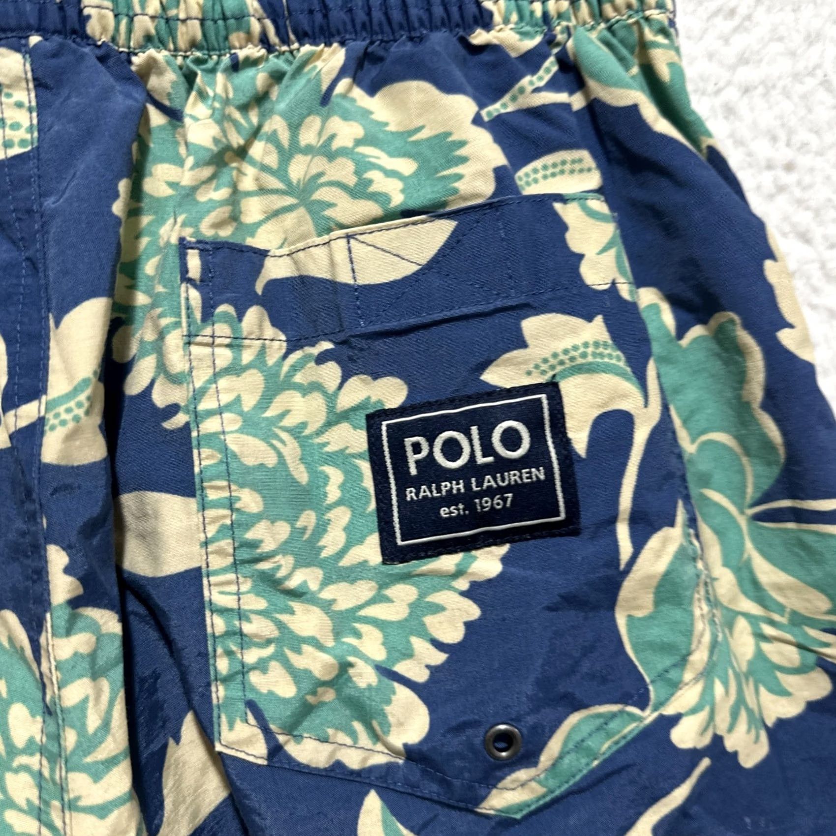 Polo Ralph Lauren Polo Sport Ralph Lauren Shorts Men's S Swim Trunks Floral Pocket Drawstring Logo Beach Size US S / EU 44-46 / 1 - 4 Thumbnail