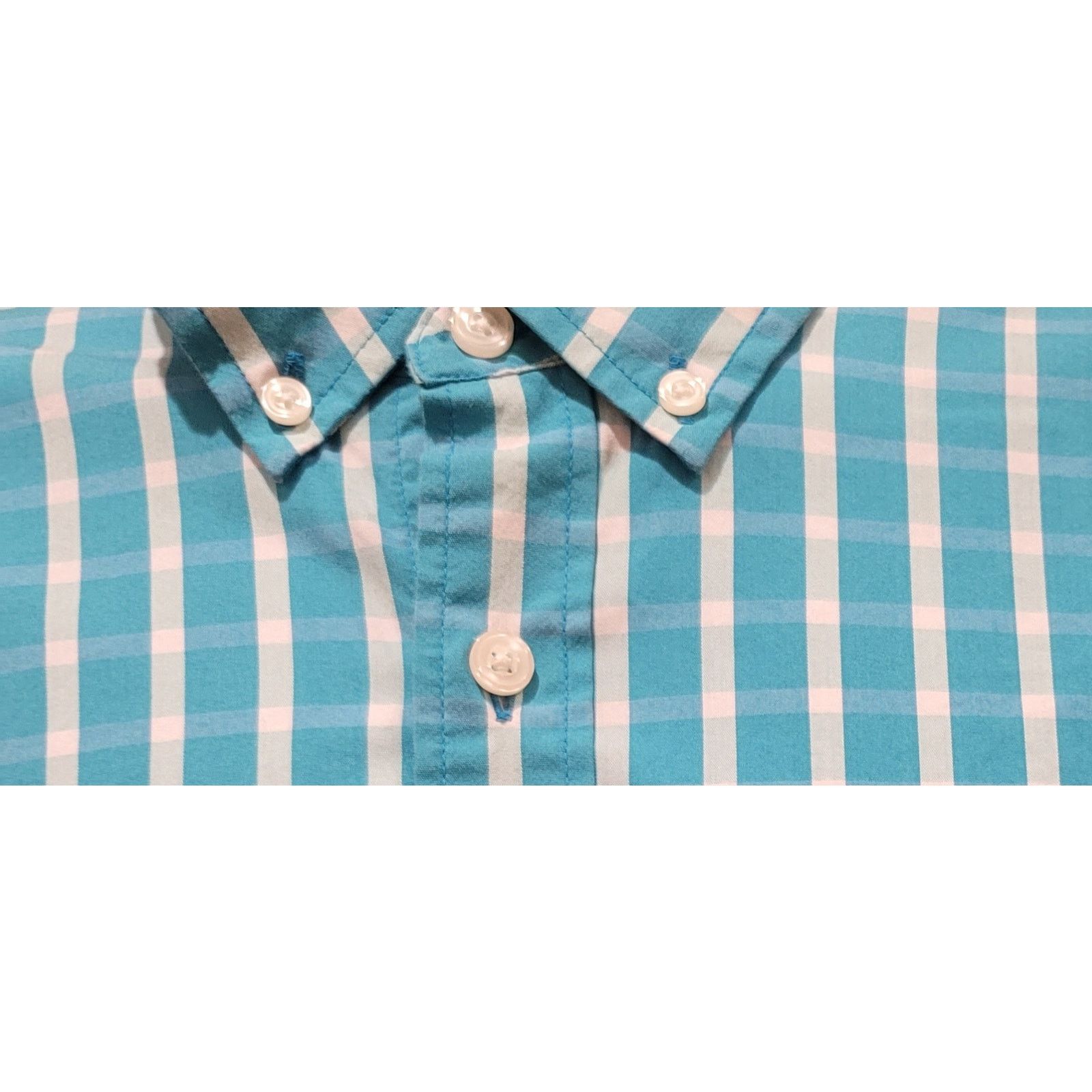 Dockers Dockers Blue White Check Button Up Men Shirt XL Long Sleeve Size US XL / EU 56 / 4 - 5 Thumbnail