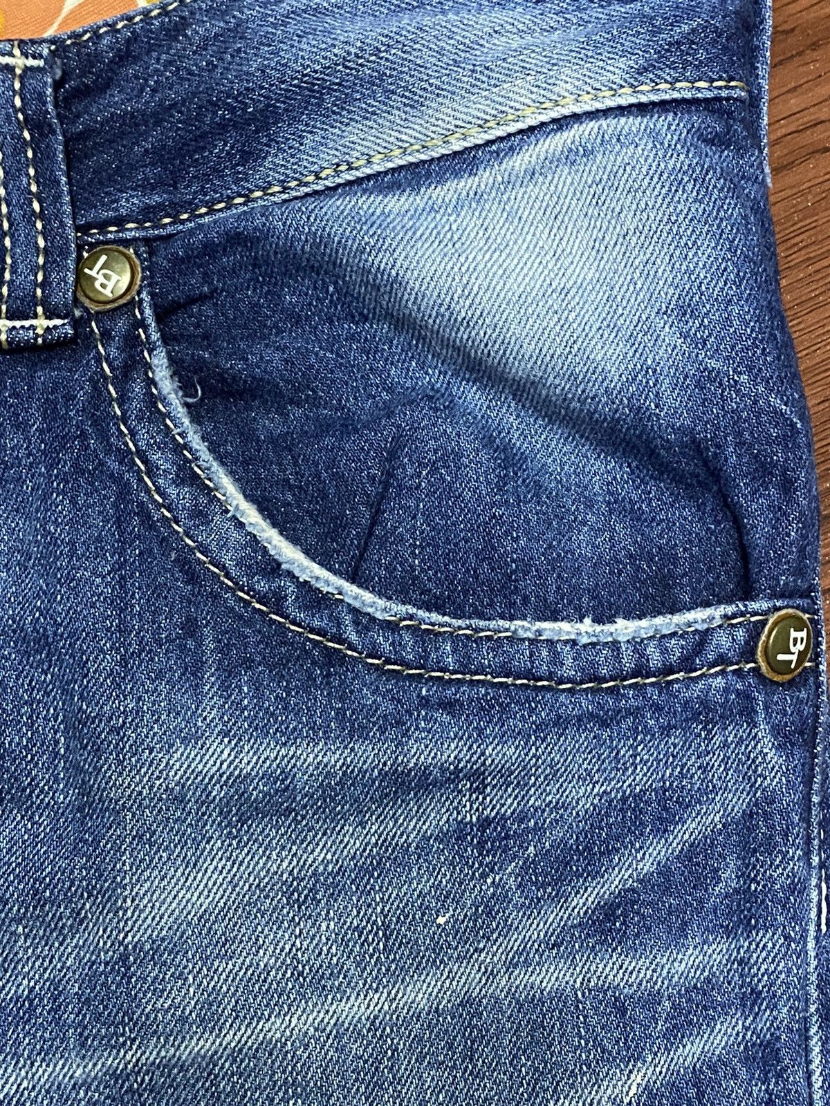 Edwin Vintage Edwin Blue Trip Whisker Flare Jeans Size US 33 - 12 Thumbnail