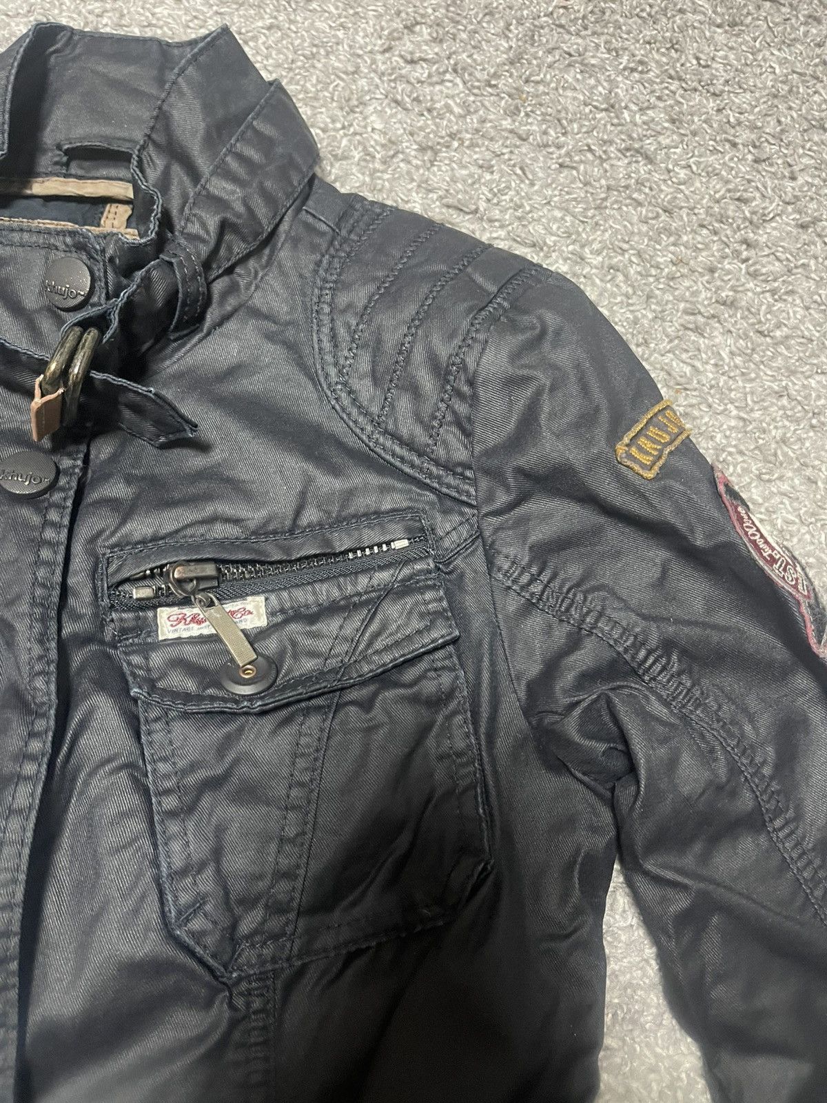 Japanese Brand Khujo Siren shell Japanese belted Jacket Patchwork size S Size S / US 4 / IT 40 - 6 Thumbnail