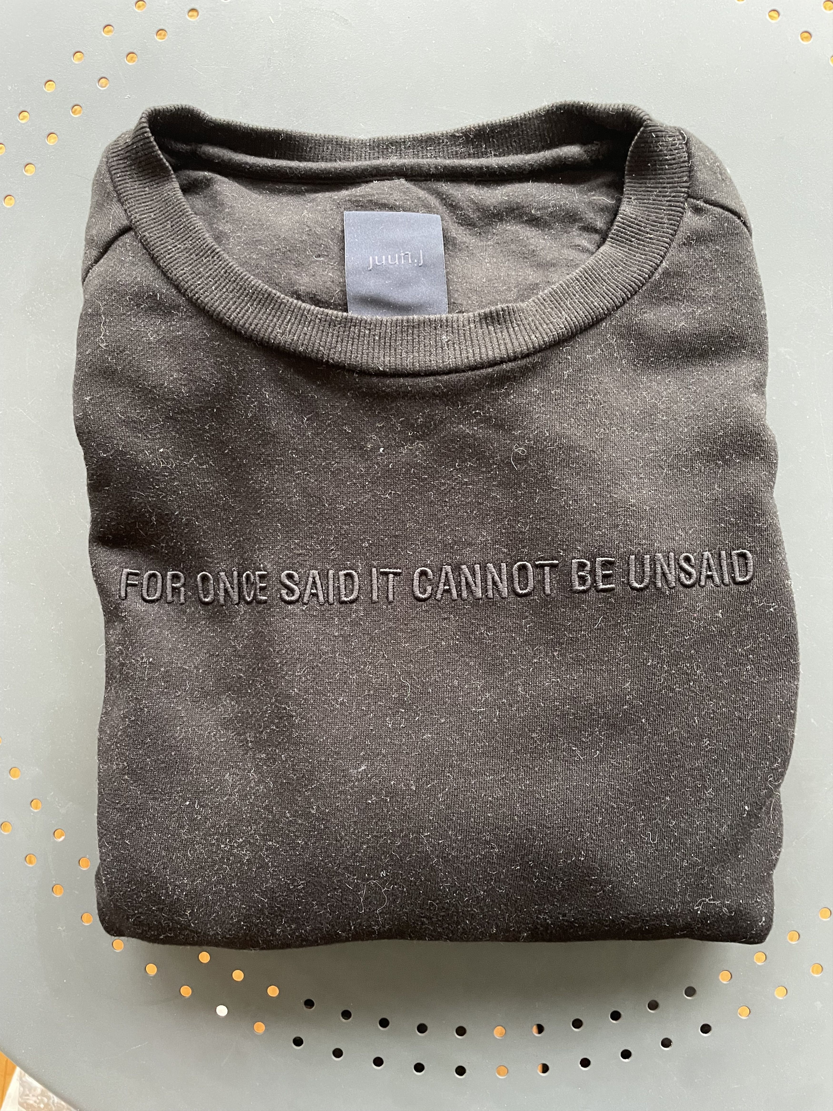 Juun.J Juun.J Black Graphic Sweatshirt with Size US M / EU 48-50 / 2 - 7 Thumbnail