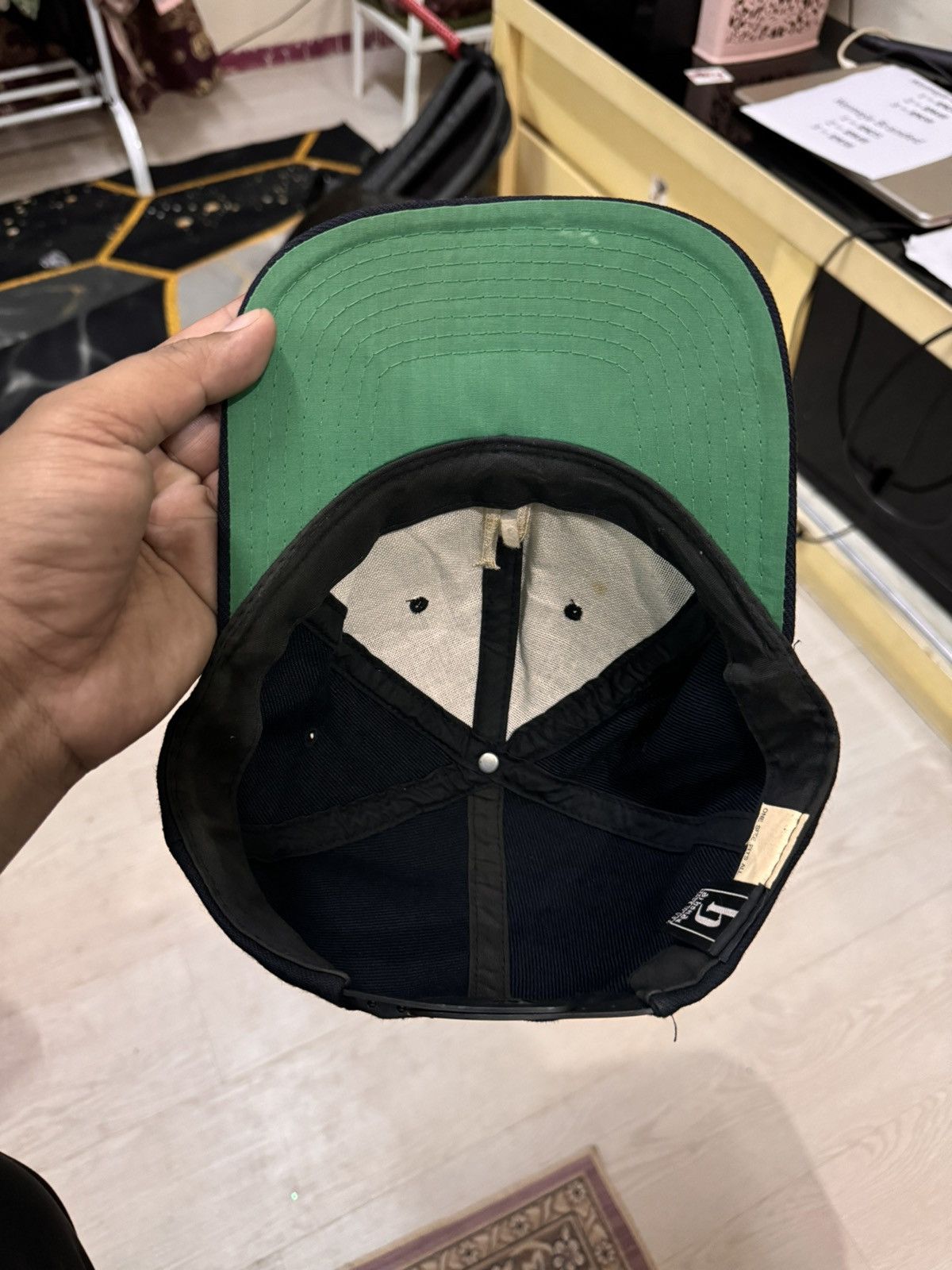 Vintage Dj Honda Made in USA Wool Snapback Size ONE SIZE - 8 Thumbnail