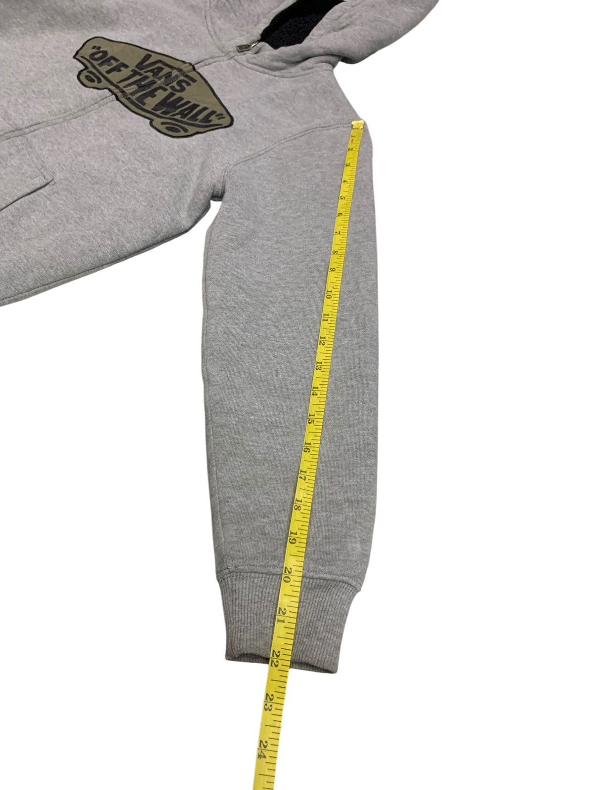 Vans Rare Vans Of The Wall Big Logo Zipper Down Hoodie Sweater Size M / US 6-8 / IT 42-44 - 10 Thumbnail