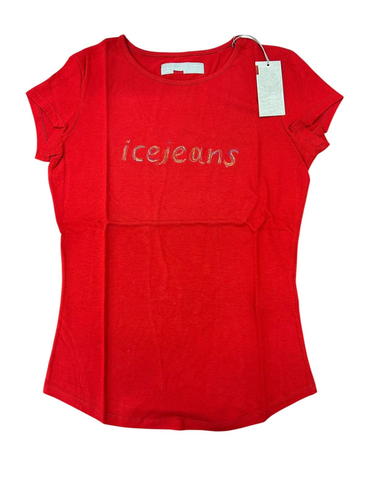 Iceberg Vintage Iceberg Ice Jeans Logo Tee - Red -size (IT 44) Size M / US 6-8 / IT 42-44 - 2 Thumbnail