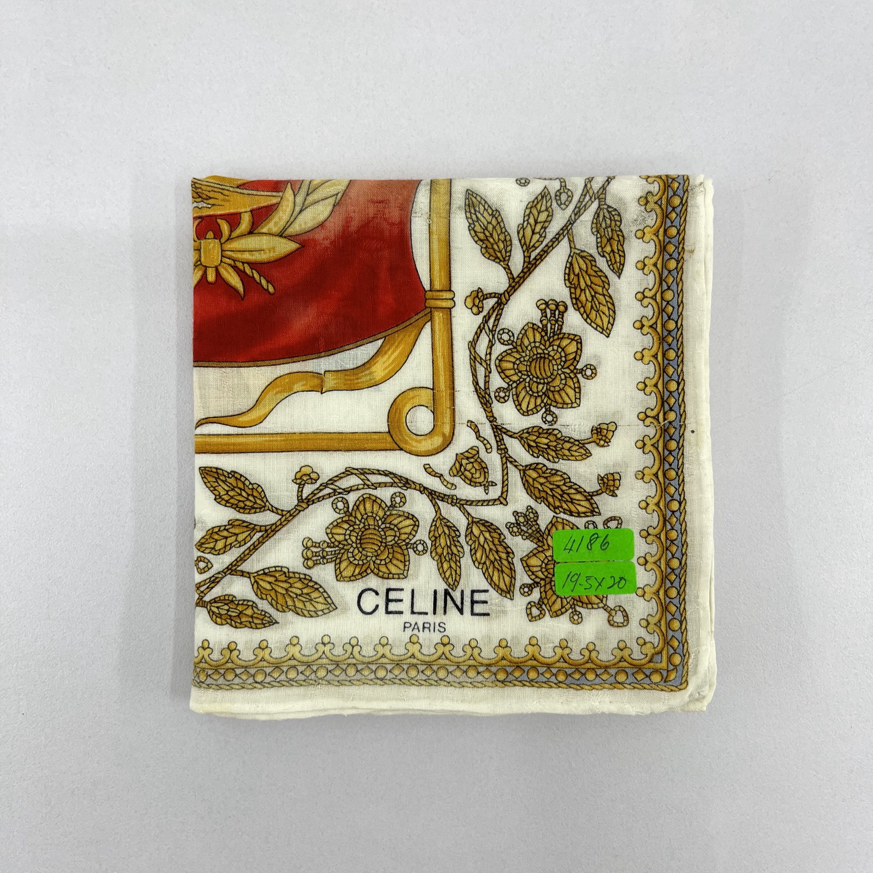 Celine × Vintage Celine Handkerchief / Neckerchief / Bandana - 4186 Size ONE SIZE - 15 Thumbnail