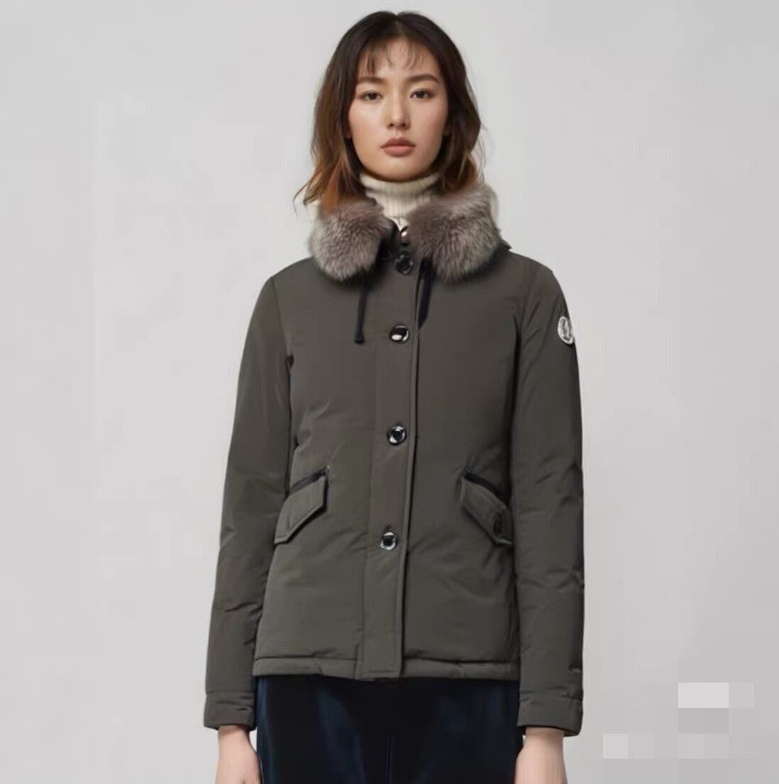 Moncler Moncler Malus Fur Collar Hooded Down Jacket Size XS / US 0-2 / IT 36-38 - 1 Thumbnail