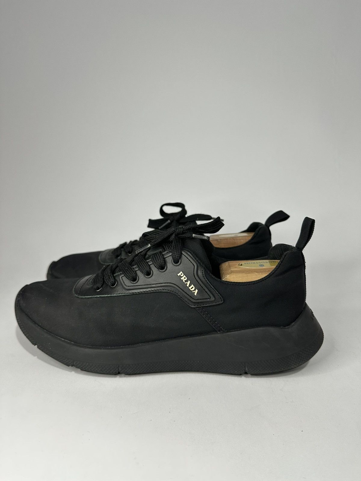 Prada Prada Black Fabric Tech Runners Sneakers. Size US 9.5 / EU 42-43 - 1 Thumbnail