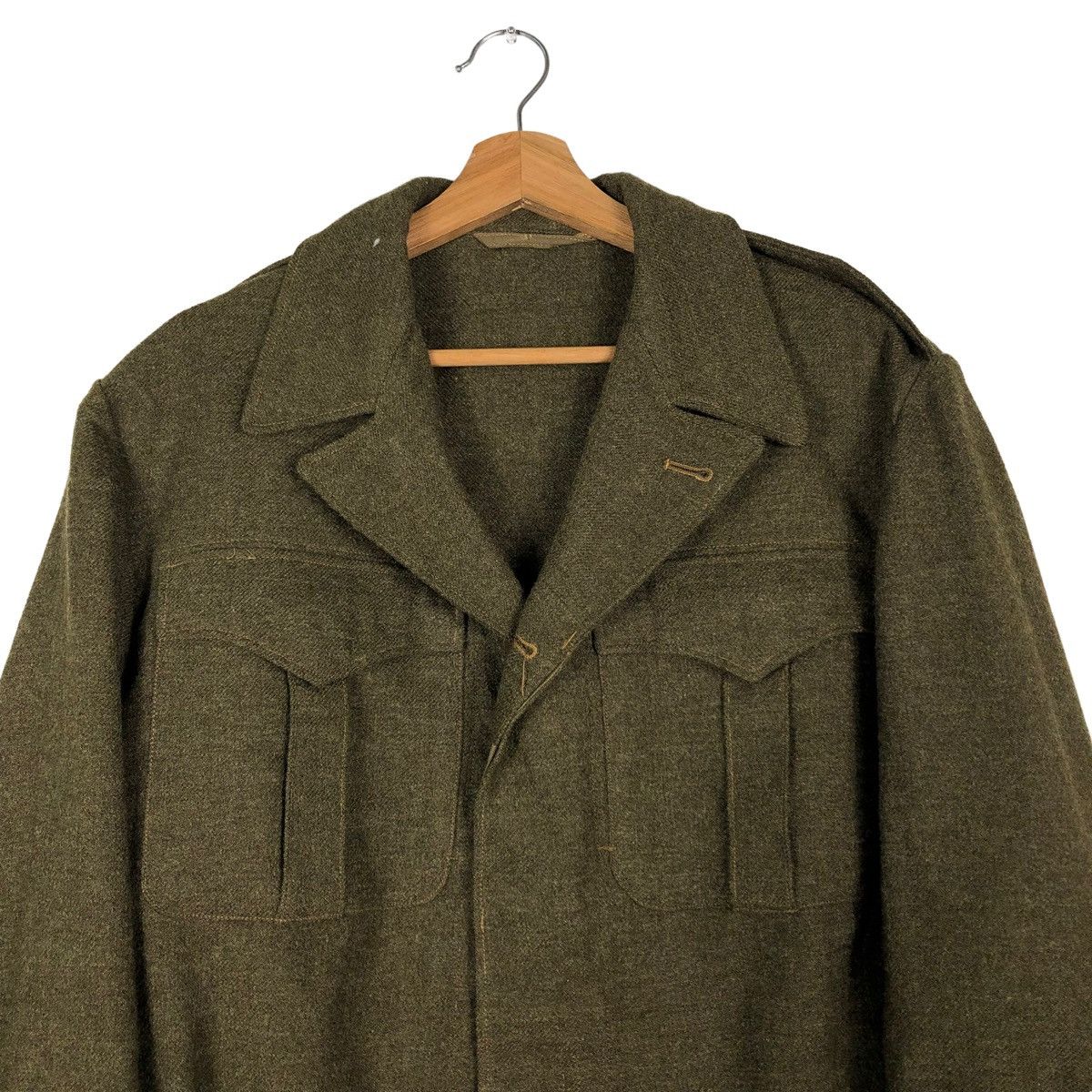 Vintage 🔥TRUE VINTAGE 1955 MILITARY CARGO JACKET BELT BUZZ RICKSONS Size US M / EU 48-50 / 2 - 3 Thumbnail