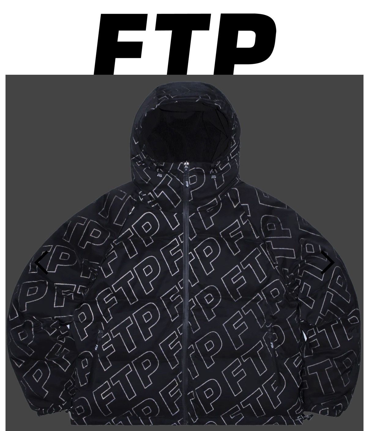 Fuck The Population FTP Corduroy Reversible Logo Puffer size Medium Size US M / EU 48-50 / 2 - 3 Thumbnail