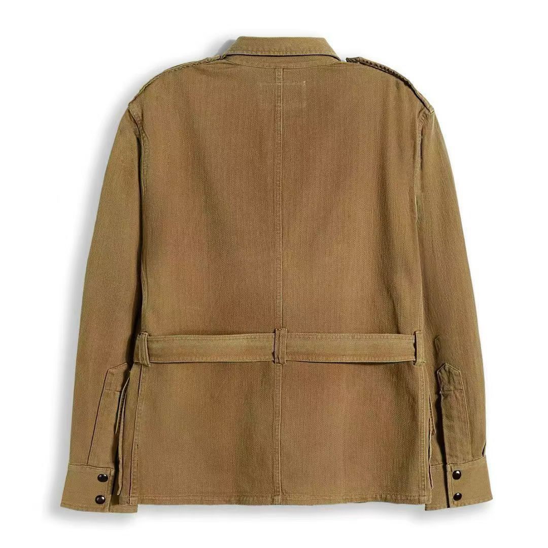 RRL Ralph Lauren Knit Herringbone Twill Jacket RRL Size US M / EU 48-50 / 2 - 2 Thumbnail