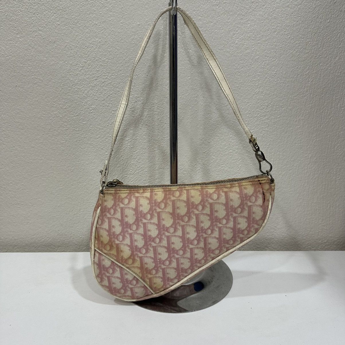 Dior ‼️LASTDROP‼️ VINTAGE CHRISTIAN DIOR TROTTER MINI SADDLE BAG Size ONE SIZE - 2 Thumbnail