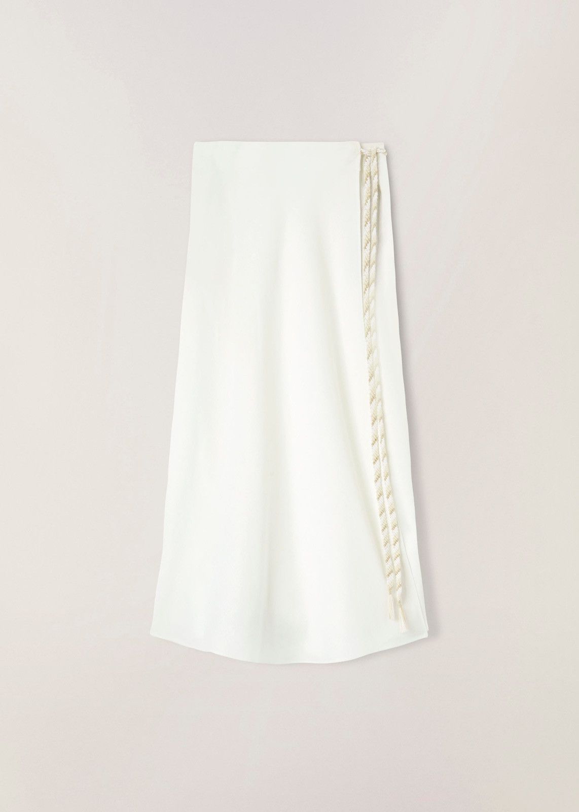 image of Loro Piana O1Srvl11E0424 Skirt In White, Women's (Size 27)
