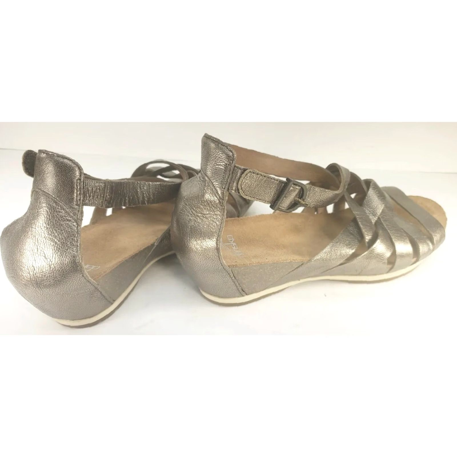 Dansko DANSKO VIVIAN Sandal Gladiator Metallic Silver 7.5M Women/Adult Medium Size US 8 / IT 38 - 4 Thumbnail