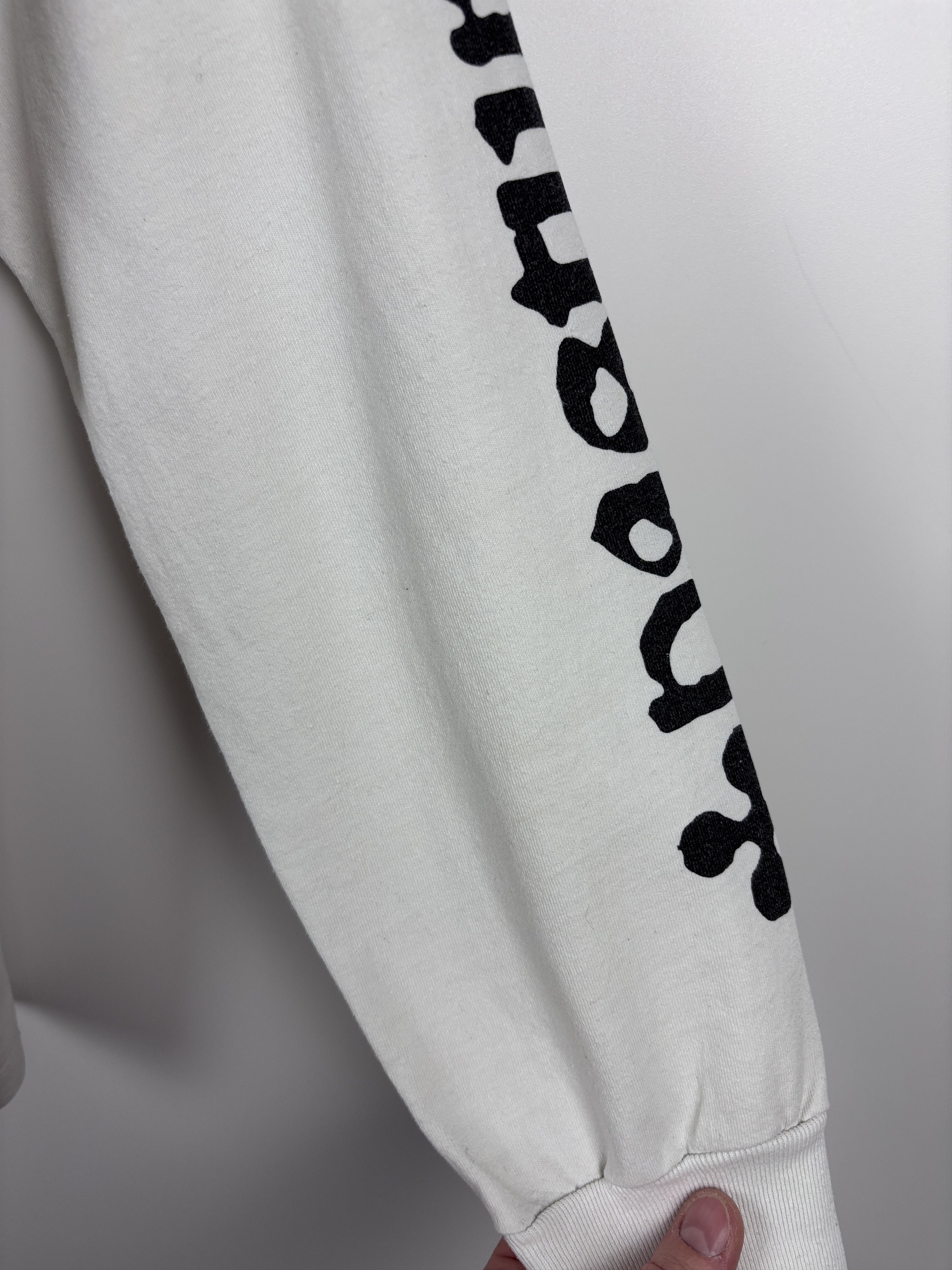 Aries Mens Aries Weed Jesus Long Sleeve T-Shirt White Size S Size US S / EU 44-46 / 1 - 3 Thumbnail