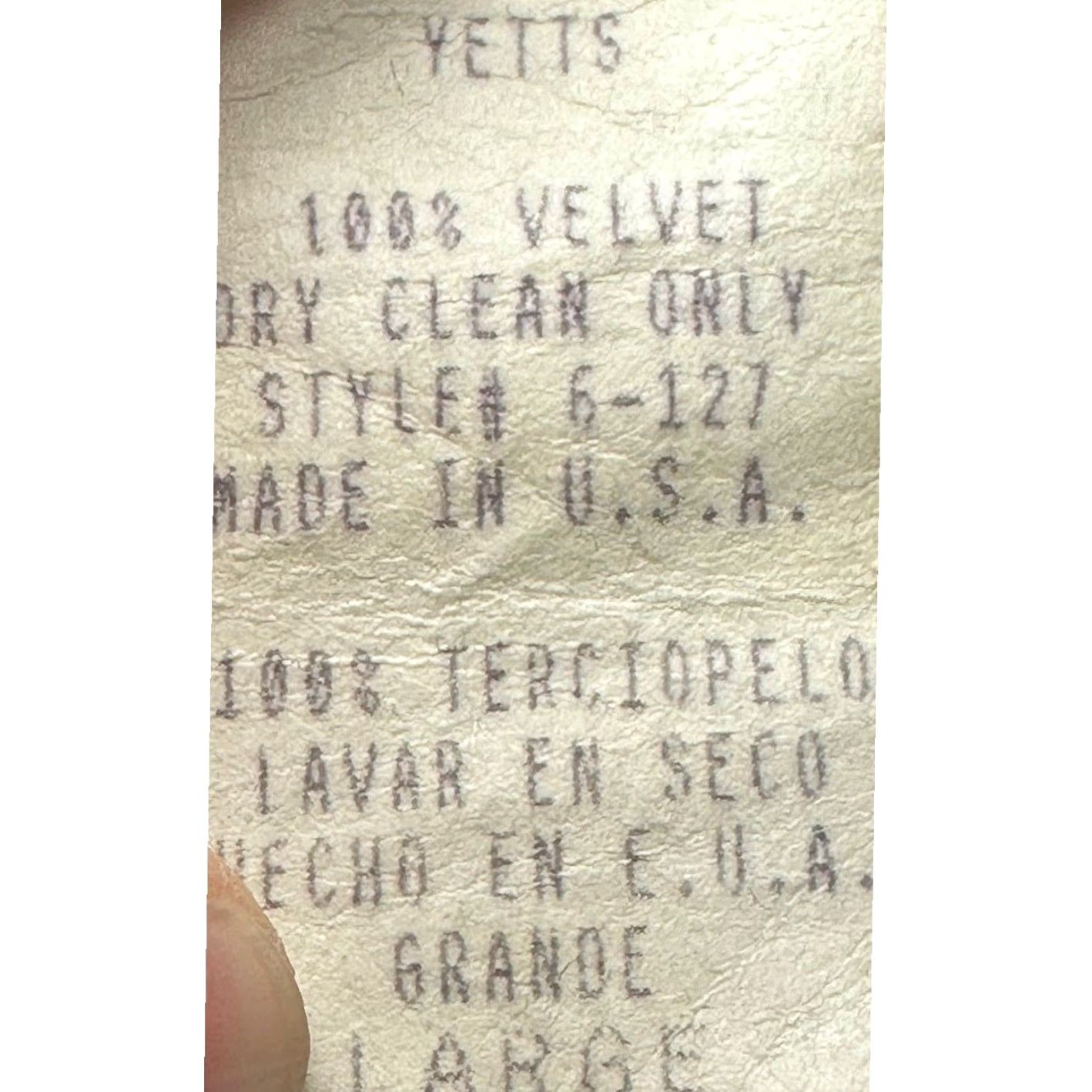 Vintage VINTAGE YETTS Blouse Tunic Velvet Black Long Sleeve Crew Neck Pullover Women L Velv et? Size L / US 10 / IT 46 - 8 Thumbnail