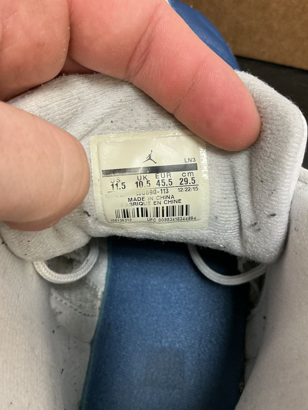 Jordan Brand Jordan 12 French blue Size US 11.5 / EU 44-45 - 6 Thumbnail