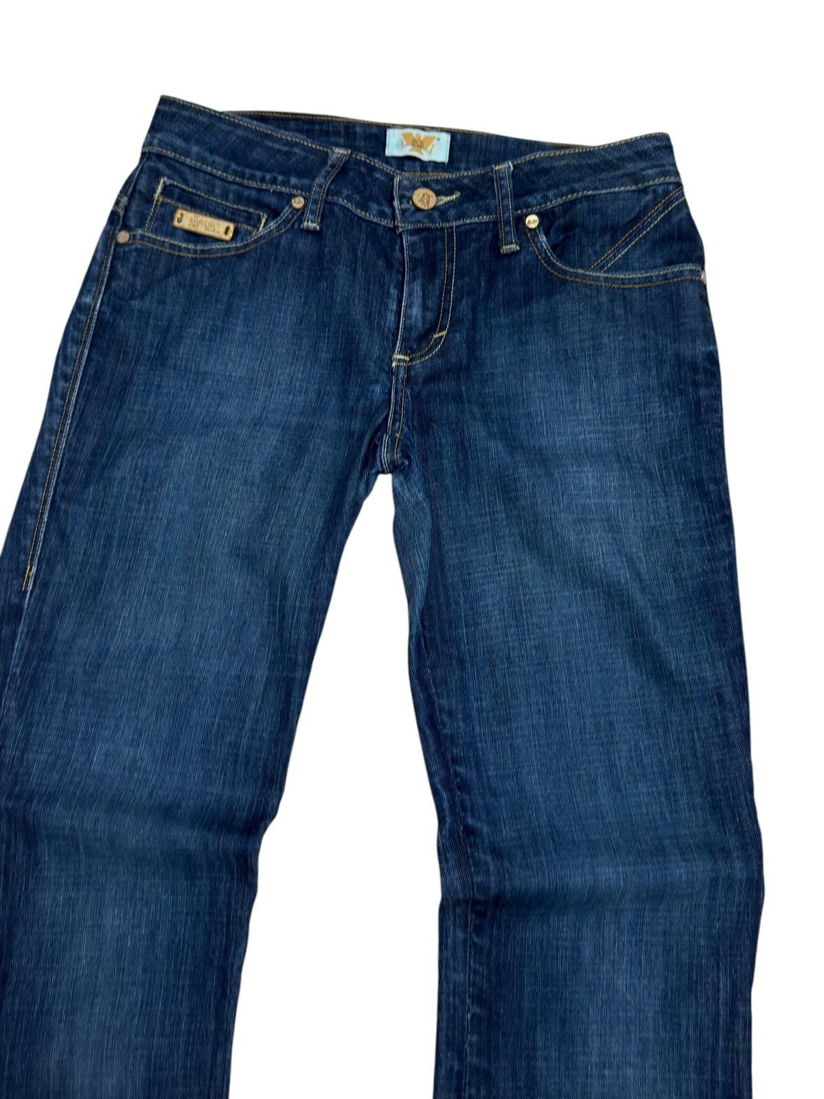 If Six Was Nine Vintage Bootcut Antik Denim Swarovski Back Pockets Size 28" / US 6 / IT 42 - 5 Thumbnail