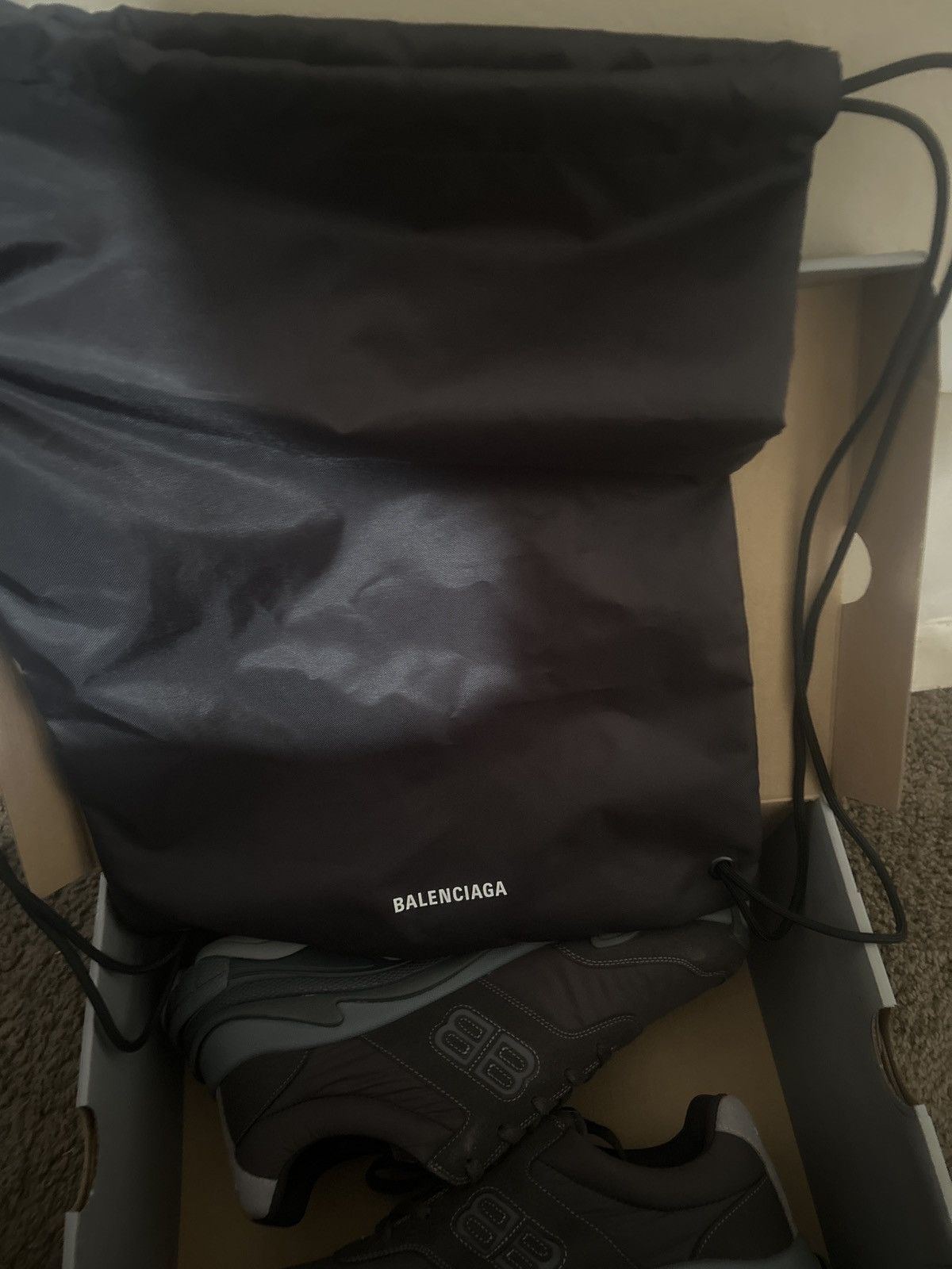 Balenciaga Balenciaga Triple S Dark Grey Mix Size US 12 / EU 45 - 6 Thumbnail