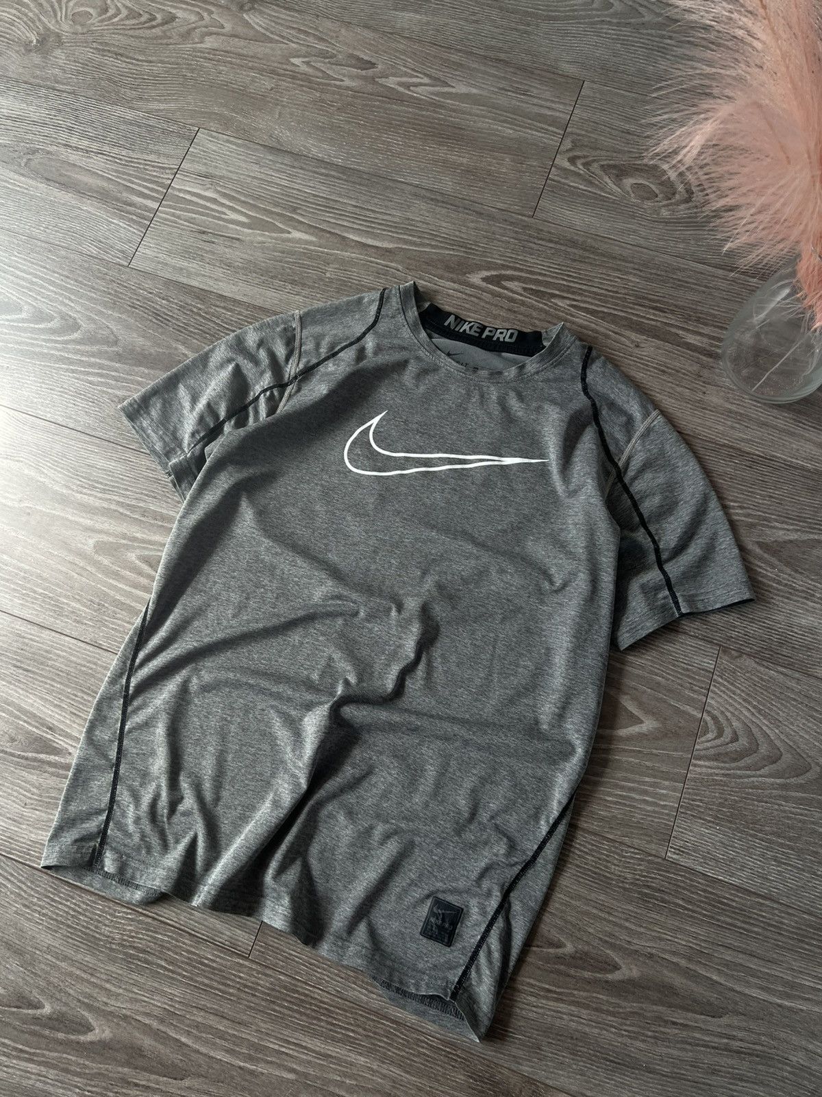 Nike ‼️Nike Pro Combat Big Logo Dri-Fit Fitted Termo T-Shirt‼️ Size US XL / EU 56 / 4 - 5 Thumbnail