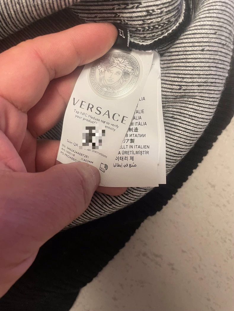 Versace Versace Knitted sweatshirt Size US XL / EU 56 / 4 - 4 Thumbnail