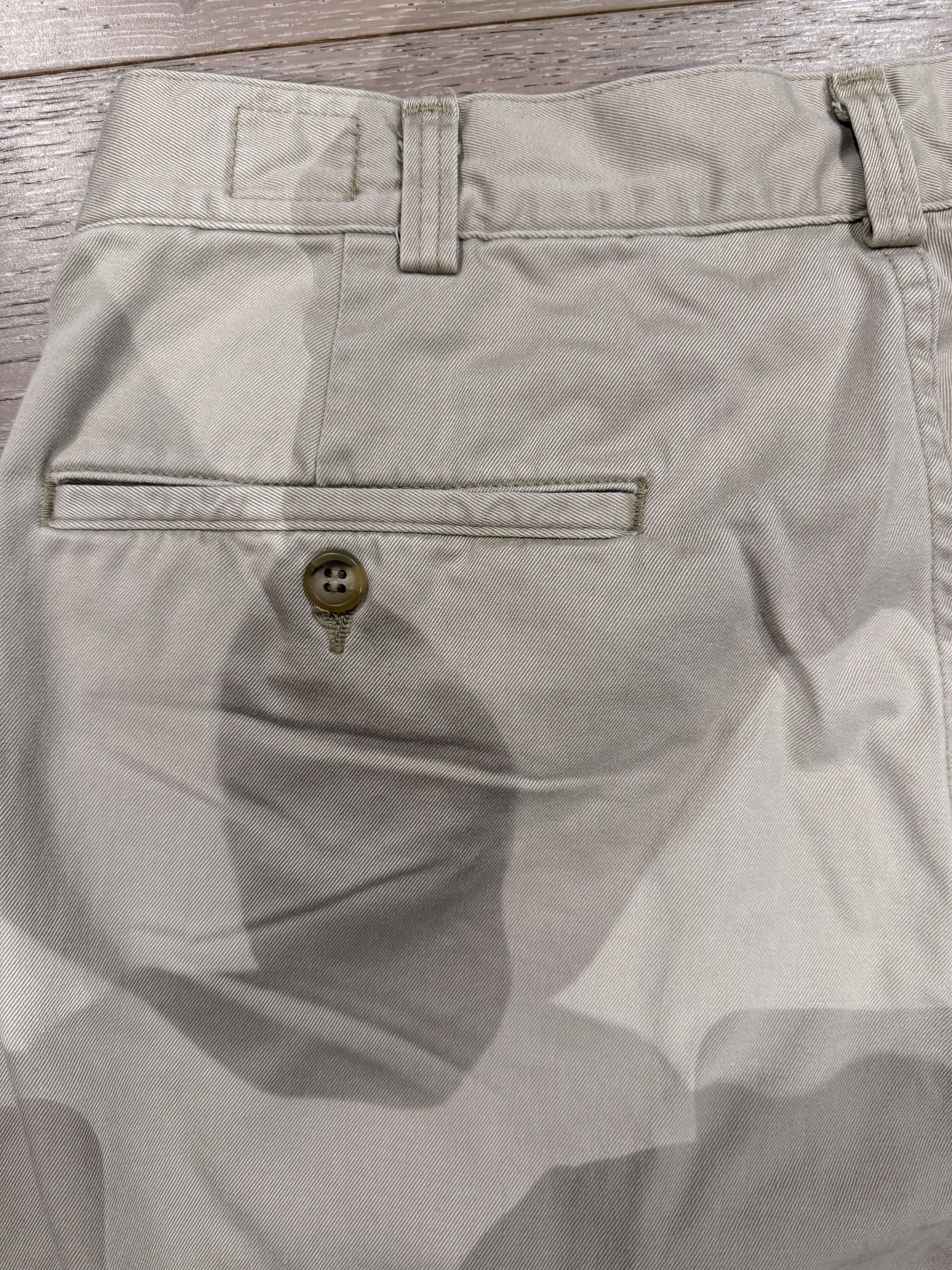 Orslow 💚 Orslow Two Tuck Wide Trousers Khaki Size 2 NEW Size US 32 / EU 48 - 15 Thumbnail