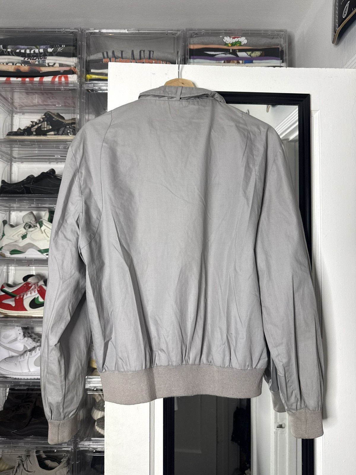 Vintage VINTAGE 1980’s Grey bomber jacket with a unique distress Size US M / EU 48-50 / 2 - 7 Thumbnail