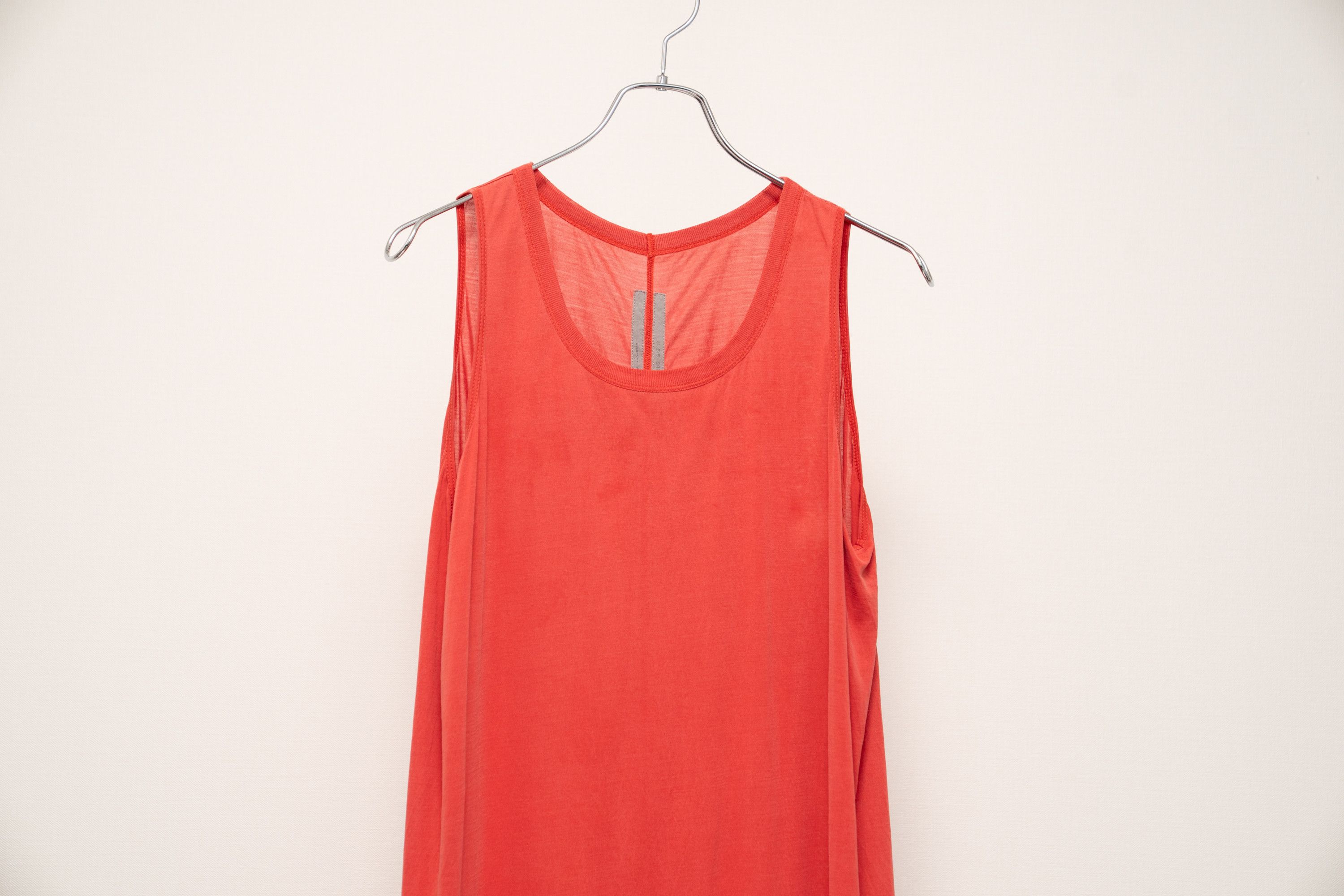 Rick Owens Rick Owens 17SS RU17S9159-JR Silk Tank Top Size US XS / EU 42 / 0 - 3 Thumbnail