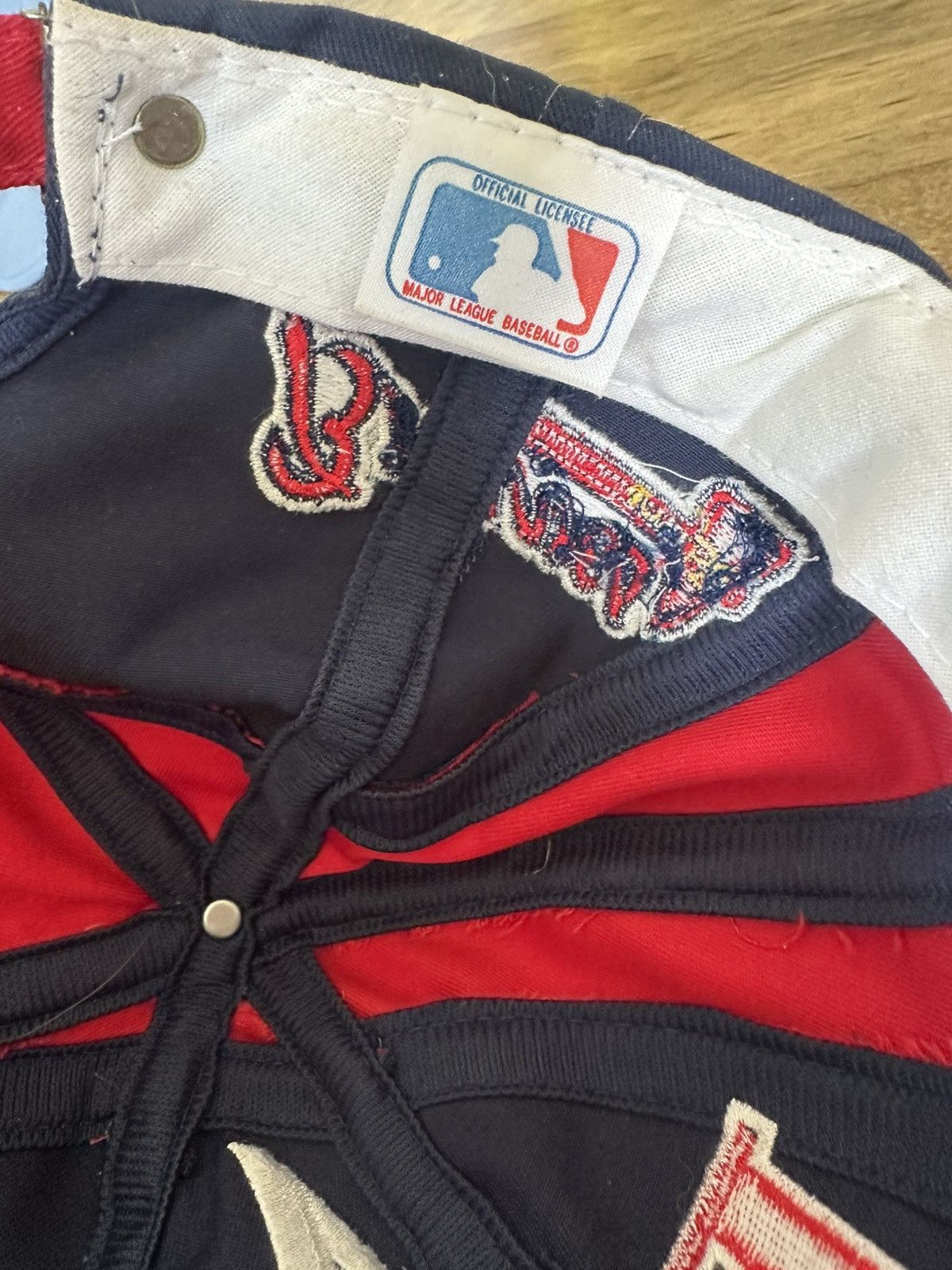 Vintage Vintage Atlanta Braves Embroidered Stapback One Size Size ONE SIZE - 7 Thumbnail