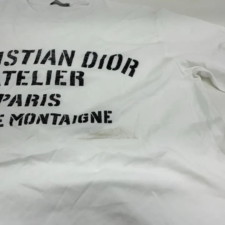 Dior Dior Atelier White Letter Print T-Shirt 0079-2507