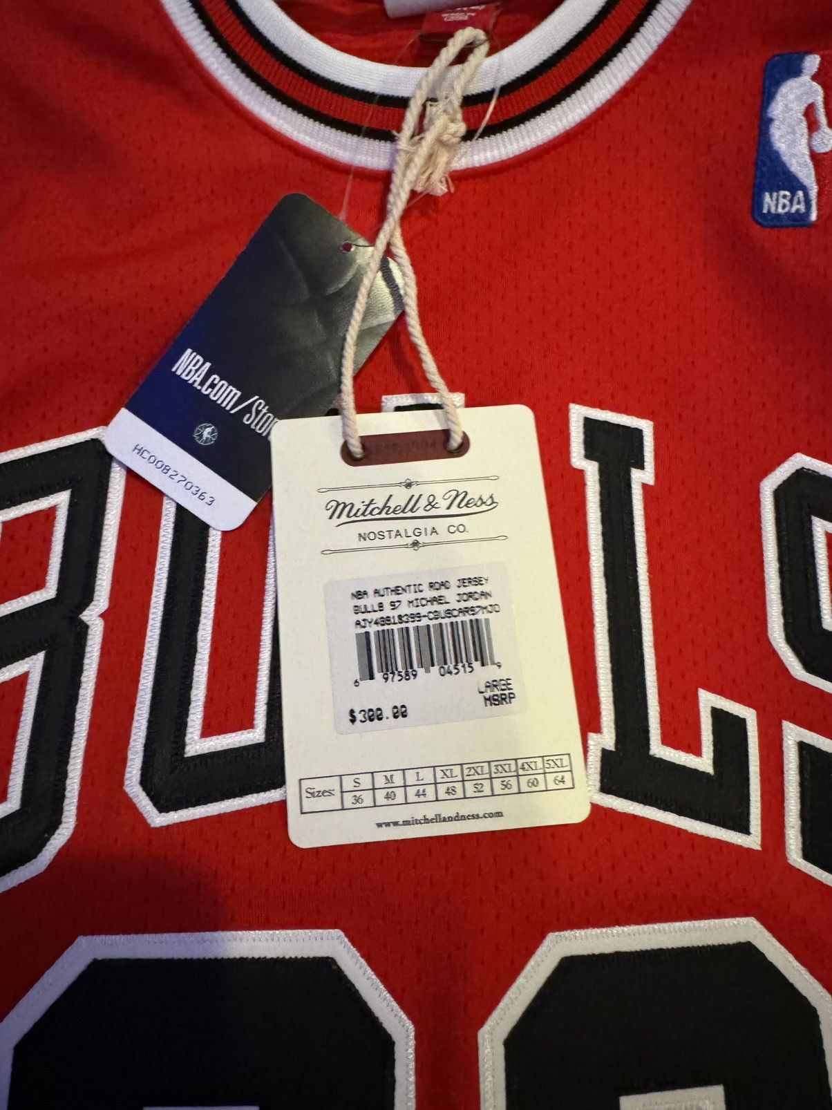 Mitchell & Ness Mitchell and Ness Jordan Jersey Size Large Size US L / EU 52-54 / 3 - 8 Thumbnail